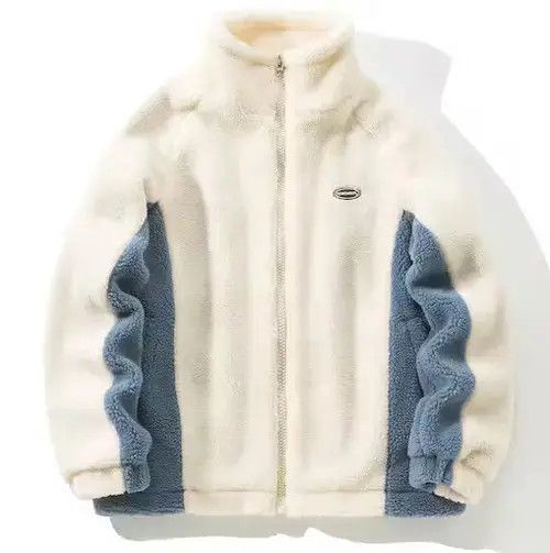 Plush Colour Black ZIp Up jacket