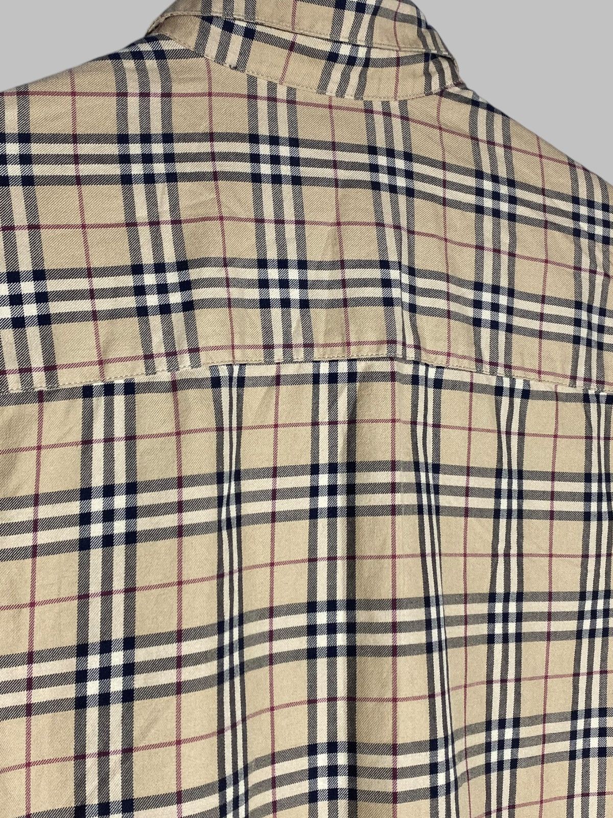 Burberry Vintage Burberry London Checked Long Sleeve Shirt Men’s Size US S / EU 44-46 / 1 - 6 Thumbnail