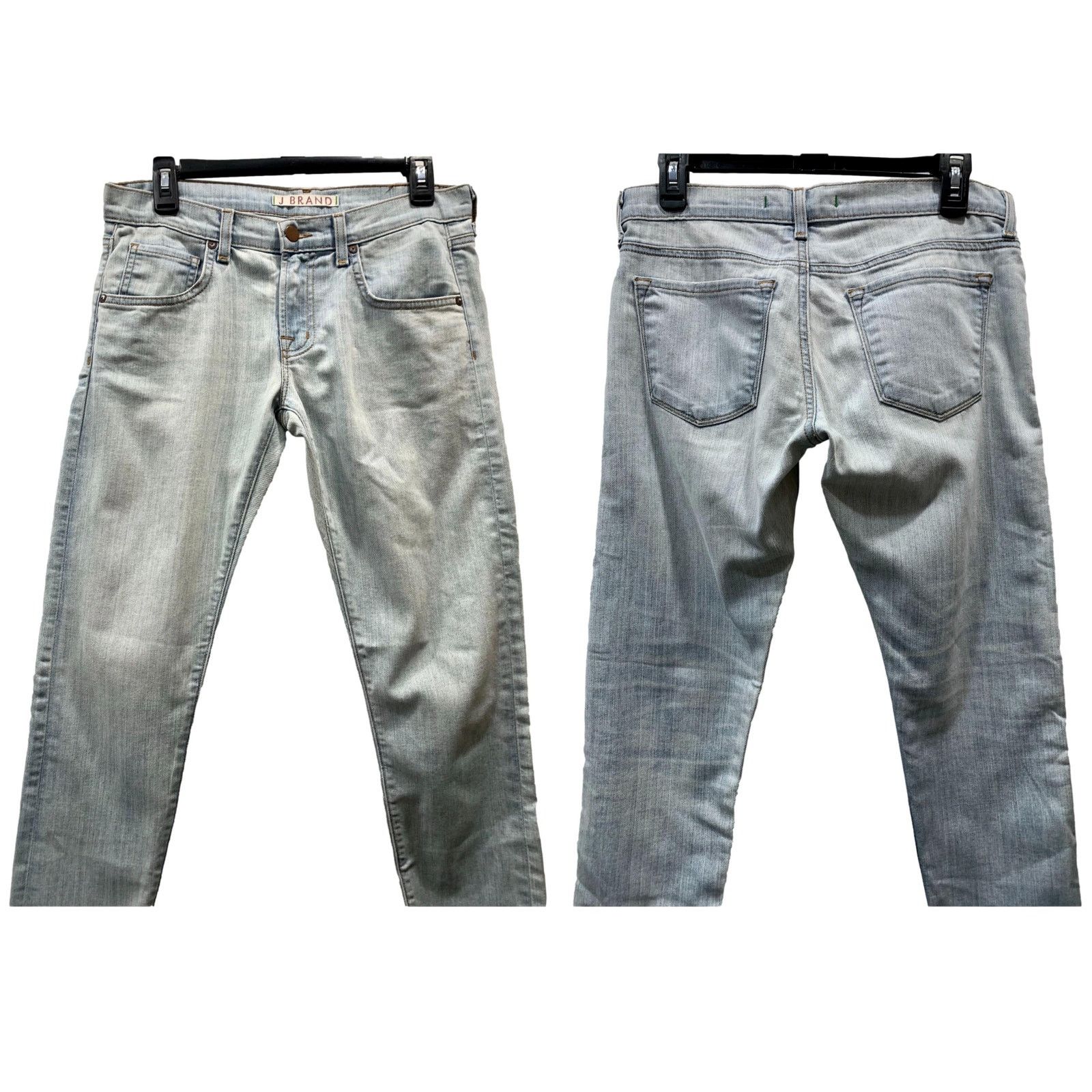 J Brand J Brand KRYS Ankle Cigarette Jeans | Very Light Blue | 26 Size 26" / US 2 / IT 38 - 9 Thumbnail