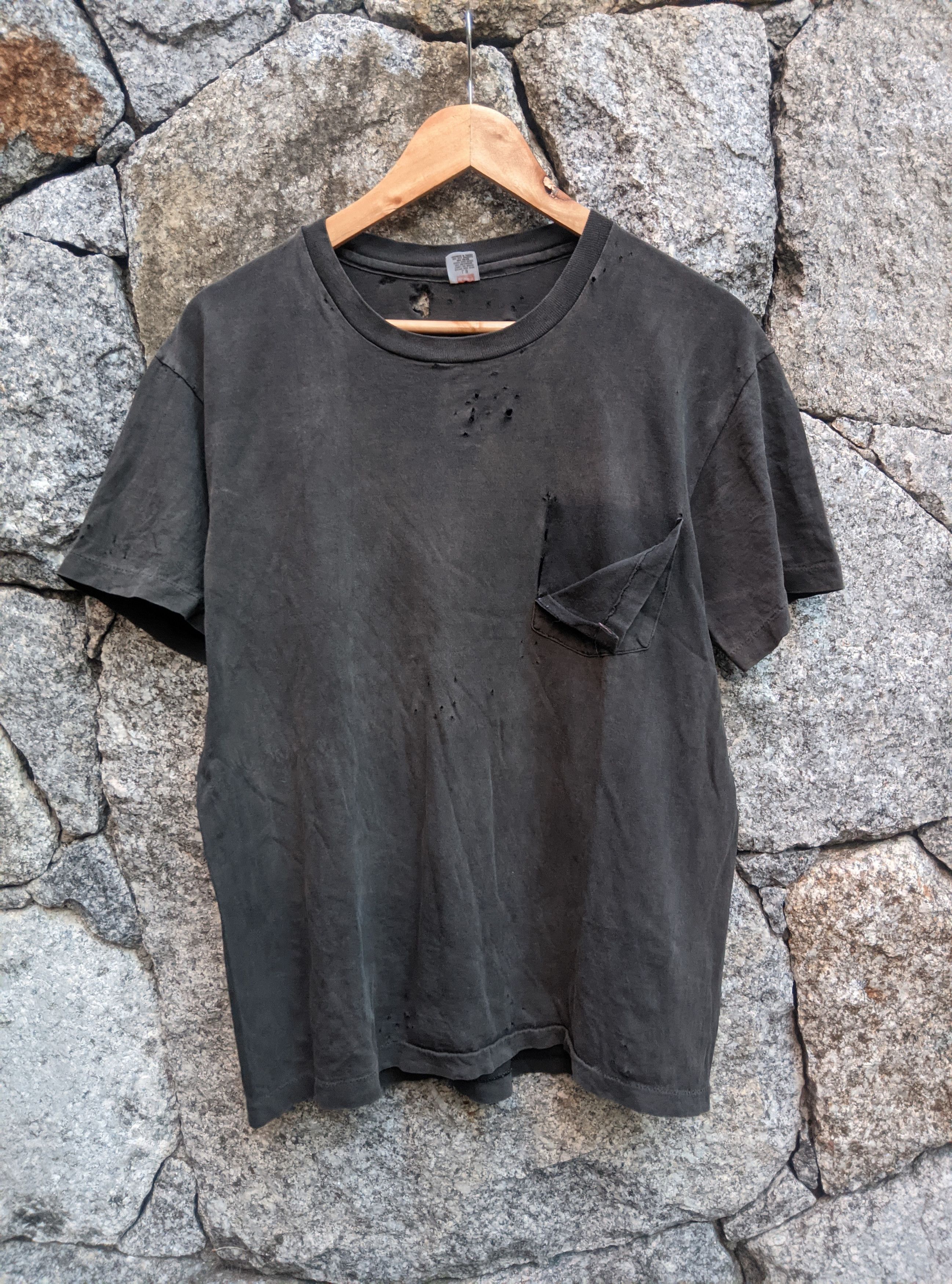 Vintage Vintage 80s thrashed sun fade distressed blank erd grunge Size US L / EU 52-54 / 3 - 1 Thumbnail