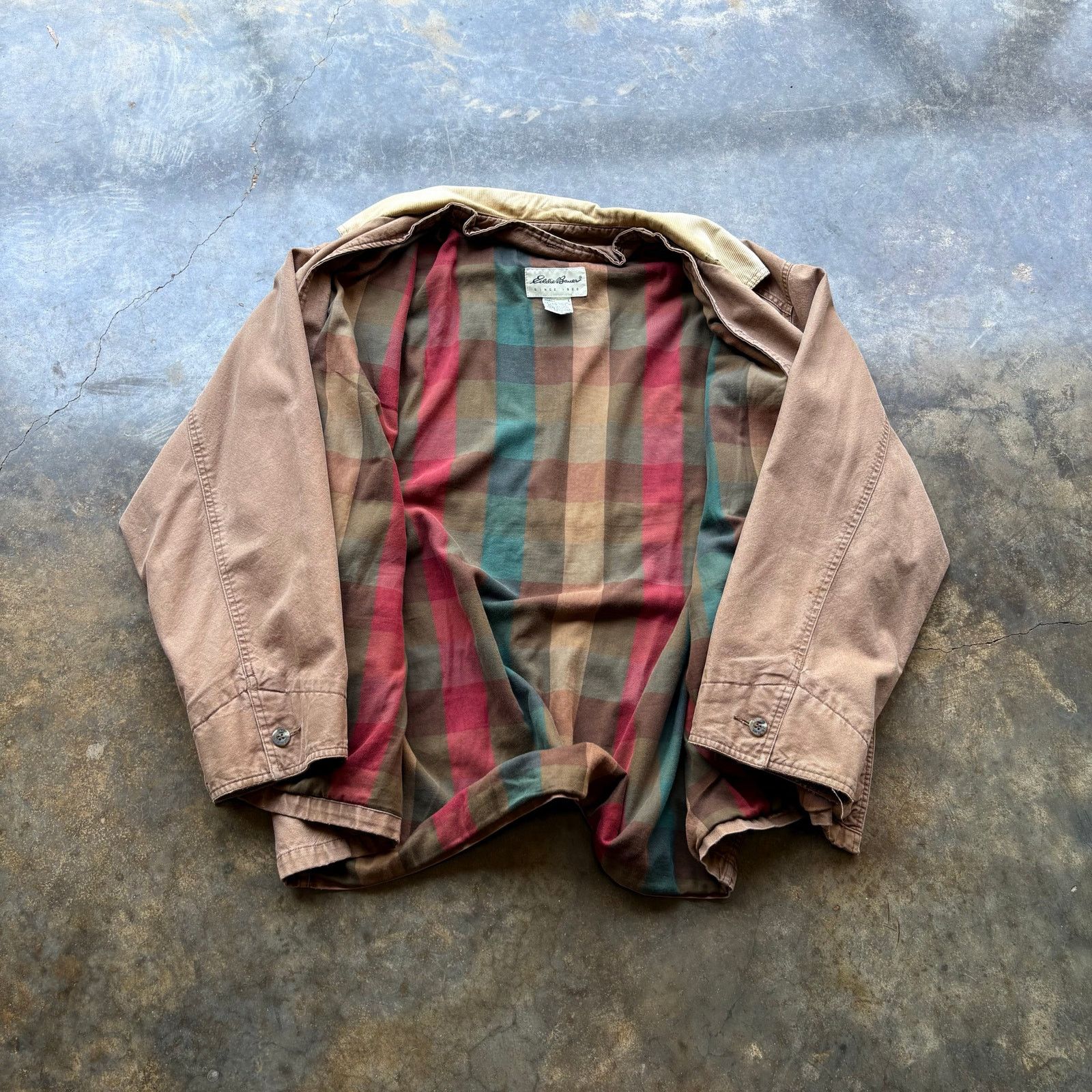 Eddie Bauer Beautiful Vintage Eddie Bauer Flannel Jacket Size US L / EU 52-54 / 3 - 4 Thumbnail