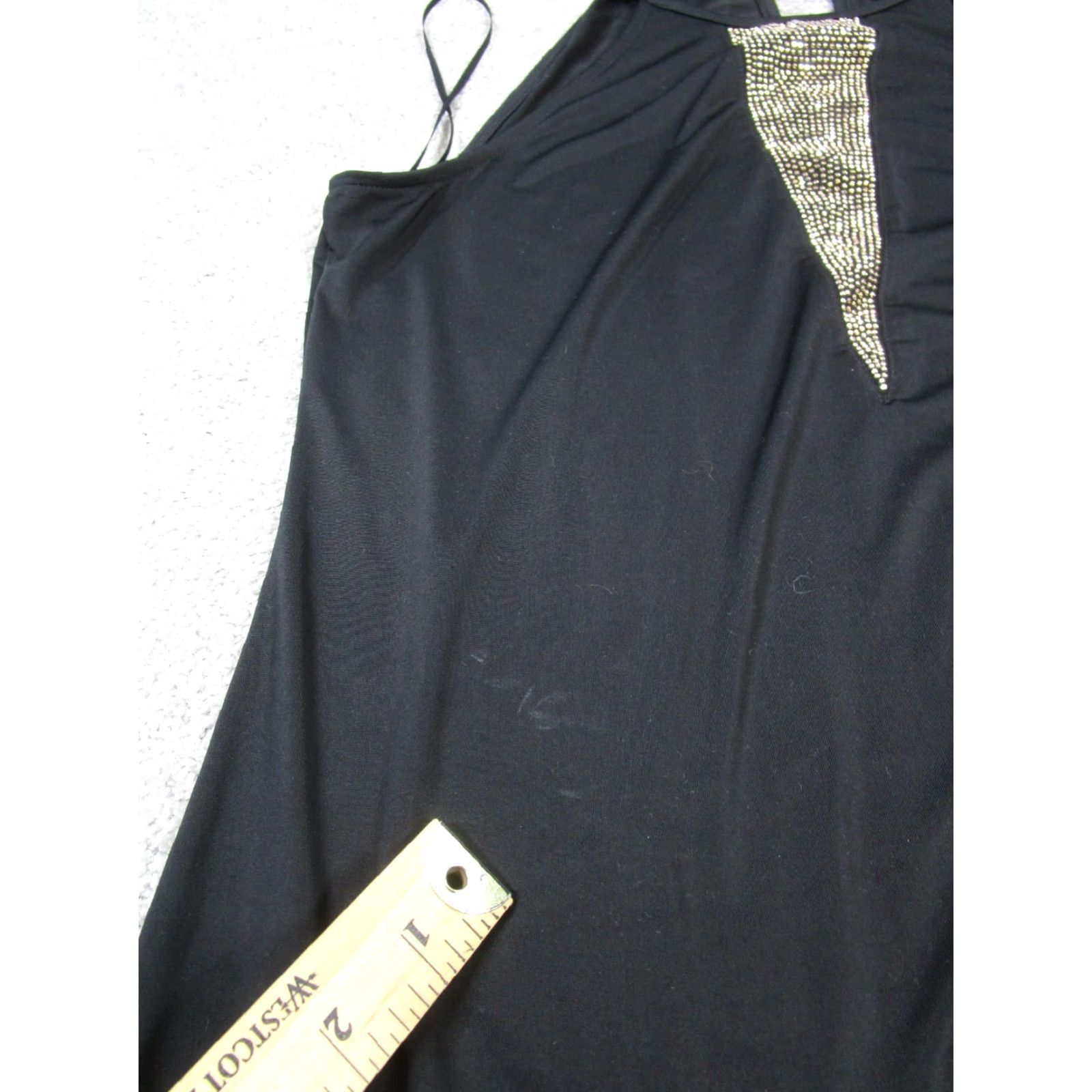 Express Express Womens Small Black Shirt Bedazzled Top * New Size S / US 4 / IT 40 - 5 Thumbnail