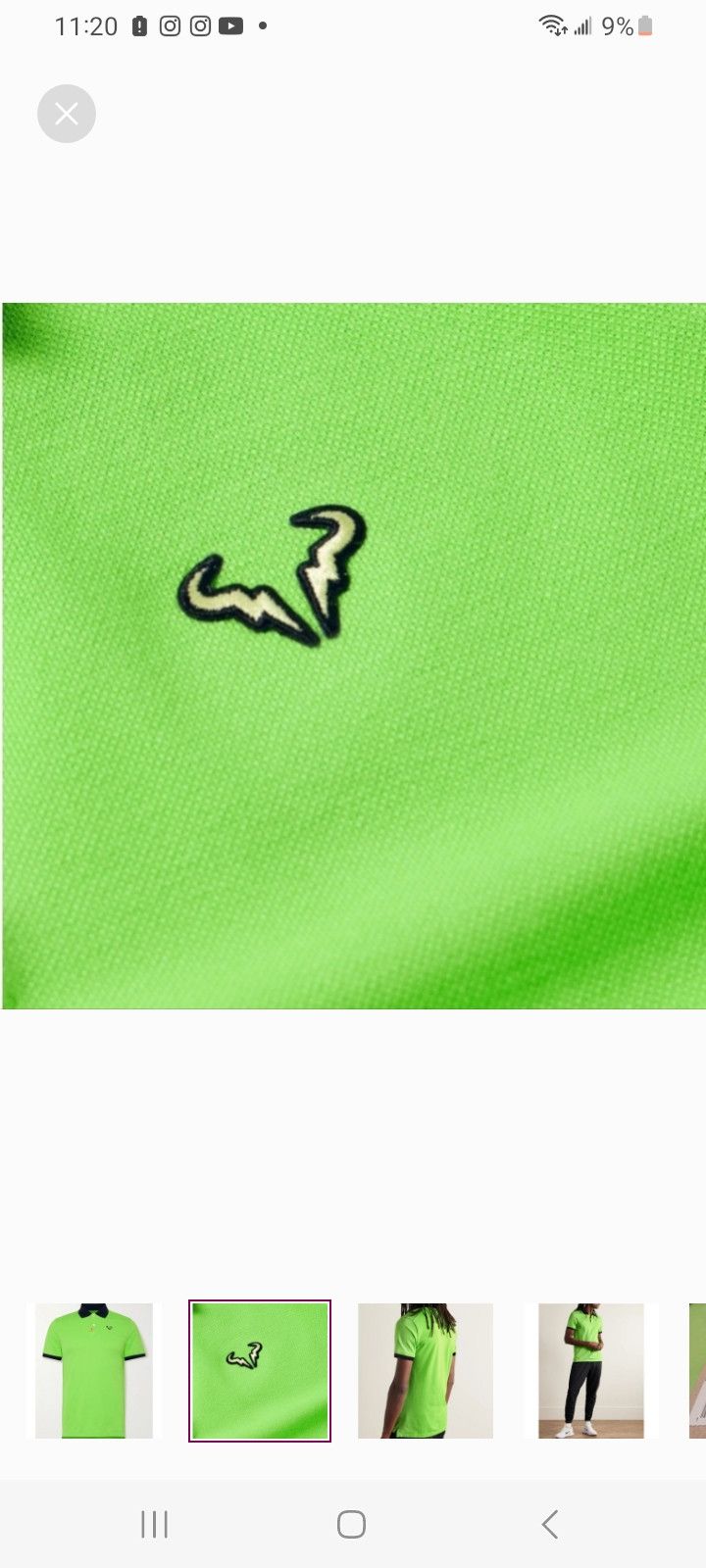 Nike NIKE TENNIS RAFA SLIM'FIT DRI-FIT Piqué Tennis Polo Shirt Size US XL / EU 56 / 4 - 2 Thumbnail