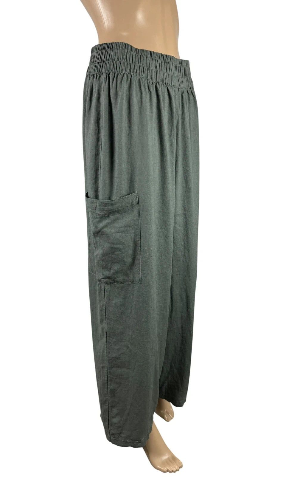 Other Bam Linen Pants Wige Leg size 12 Size 30" / US 8 / IT 44 - 3 Thumbnail