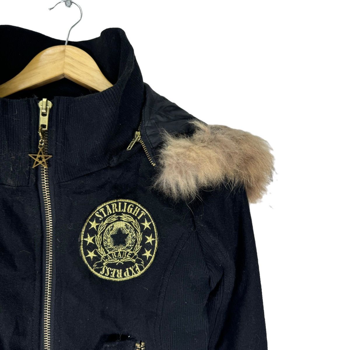If Six Was Nine ☀️D.I.A STARLIGHT FUR RACCOON HOODIE ZIPPER JACKET Size S / US 4 / IT 40 - 4 Thumbnail