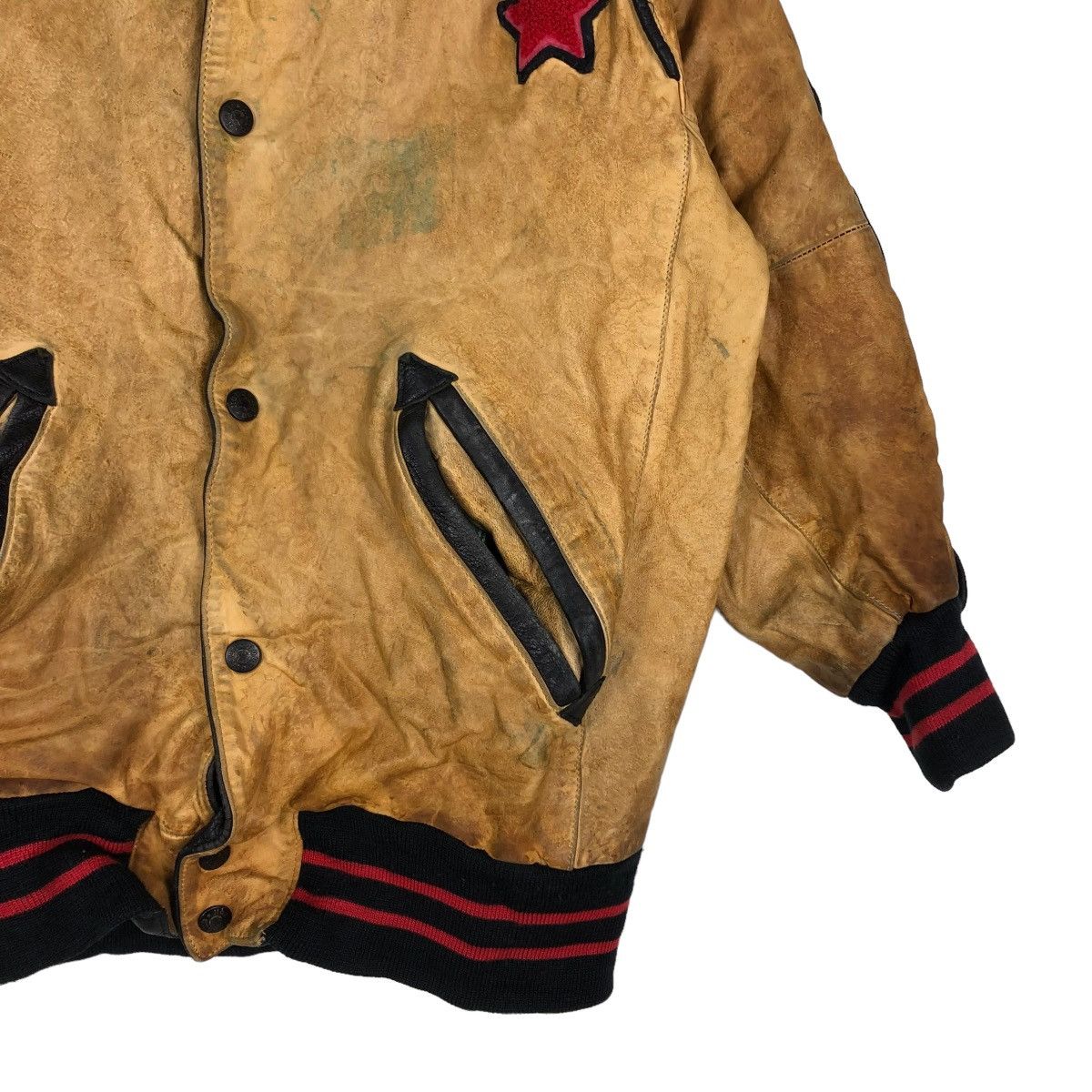 Japanese Brand 🔥VINTAGE LEATHER JACKET NORTH BEACH LEATHER ISSEY MIYAKE Size US S / EU 44-46 / 1 - 7 Thumbnail