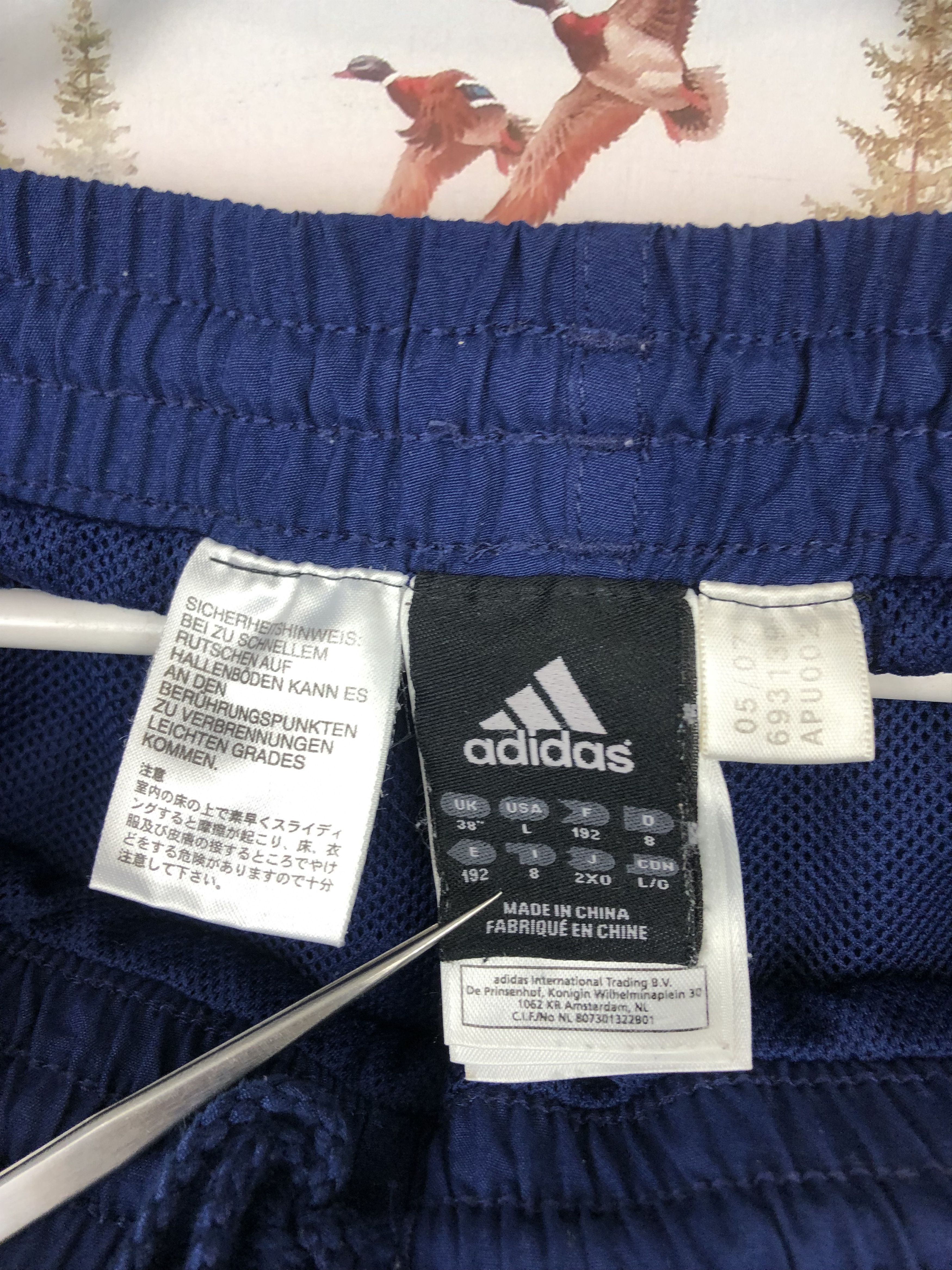 Adidas Vintage Newcastle United Football Pants Soccer Sweaptants L Size US 34 / EU 50 - 8 Thumbnail