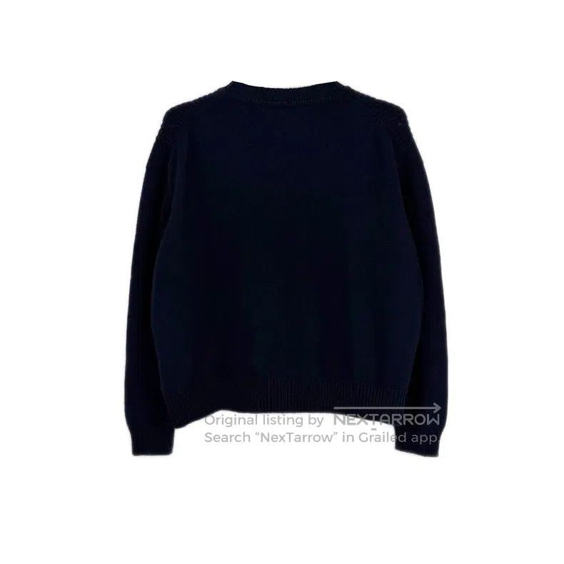 Hermes Hermes Dark blue metal ring cashmere sweater Size XS / US 0-2 / IT 36-38 - 2 Thumbnail