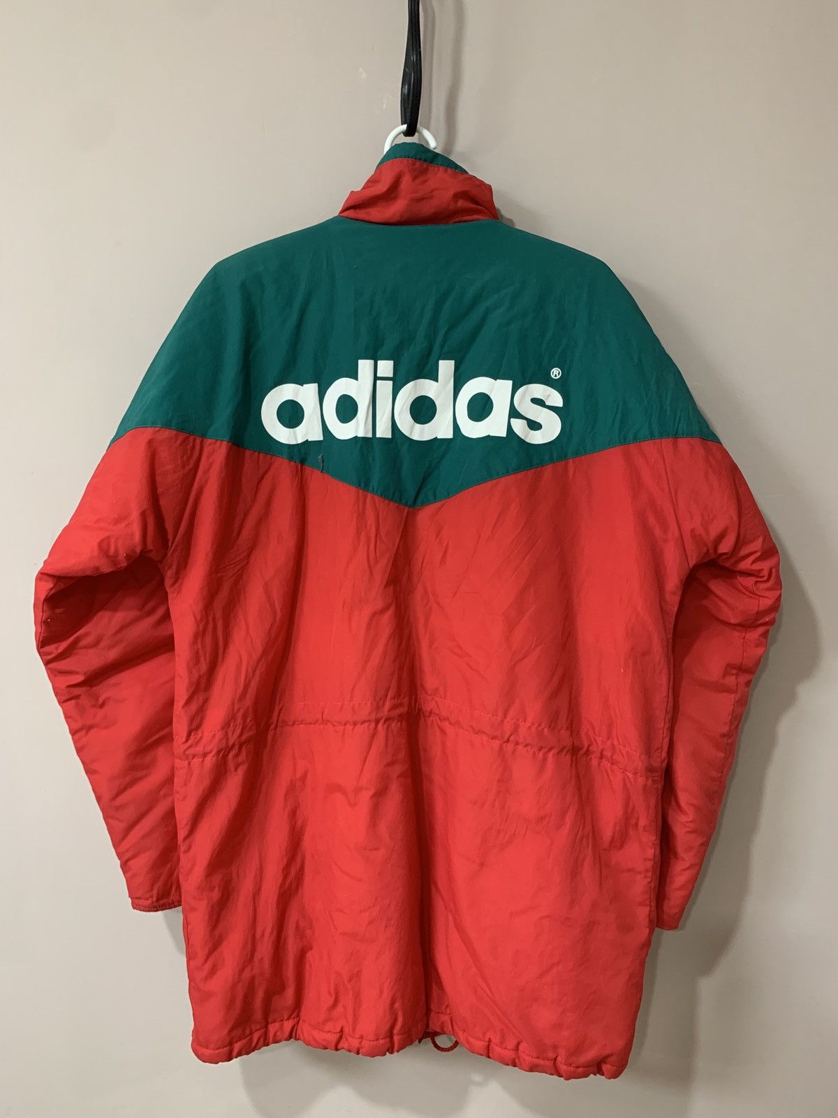 Vintage Vintage 90s Liverpool Style Football Parka Jacket Adidas M Size US M / EU 48-50 / 2 - 2 Thumbnail