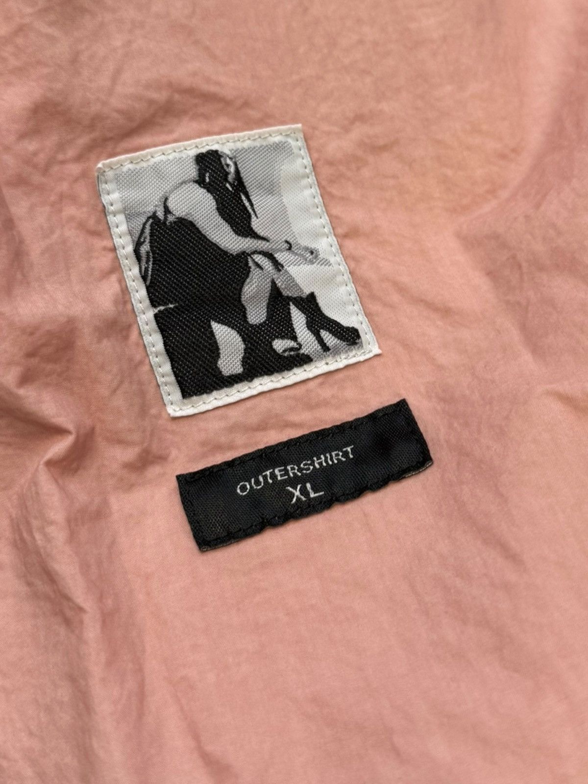 Rick Owens Pink Giacca Faded Denim Overshirt Jacket Size US XL / EU 56 / 4 - 11 Thumbnail