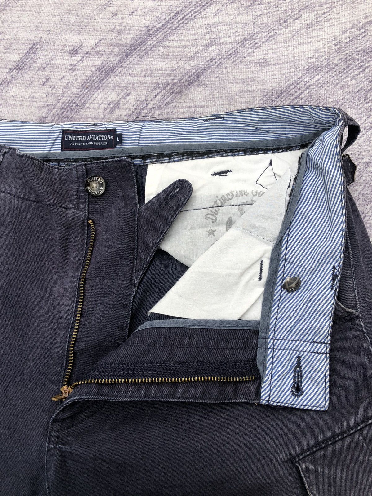 Japanese Brand Japanese United Aviation Cargo Cropped Pant Faded Colour Size US 32 / EU 48 - 8 Thumbnail