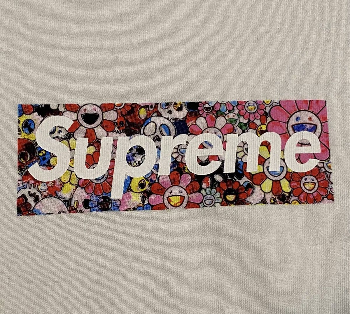 Supreme Supreme Takashi Murakami covid-19 Relief box logo tee Size US L / EU 52-54 / 3 - 2 Thumbnail