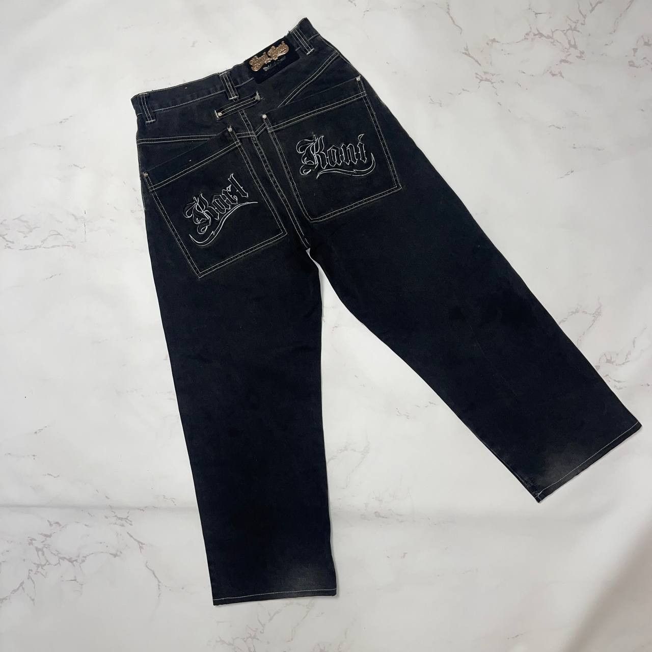 Karl Kani Karl Kani Vintage Tupac Style Denim Pants Y2k 2000s RARE Size US 30 / EU 46 - 2 Thumbnail