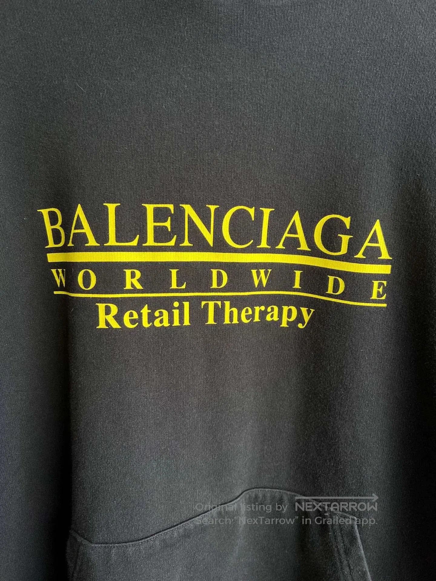 Balenciaga Balenciaga Worldwide Black Hoodie. Size US XS / EU 42 / 0 - 5 Thumbnail