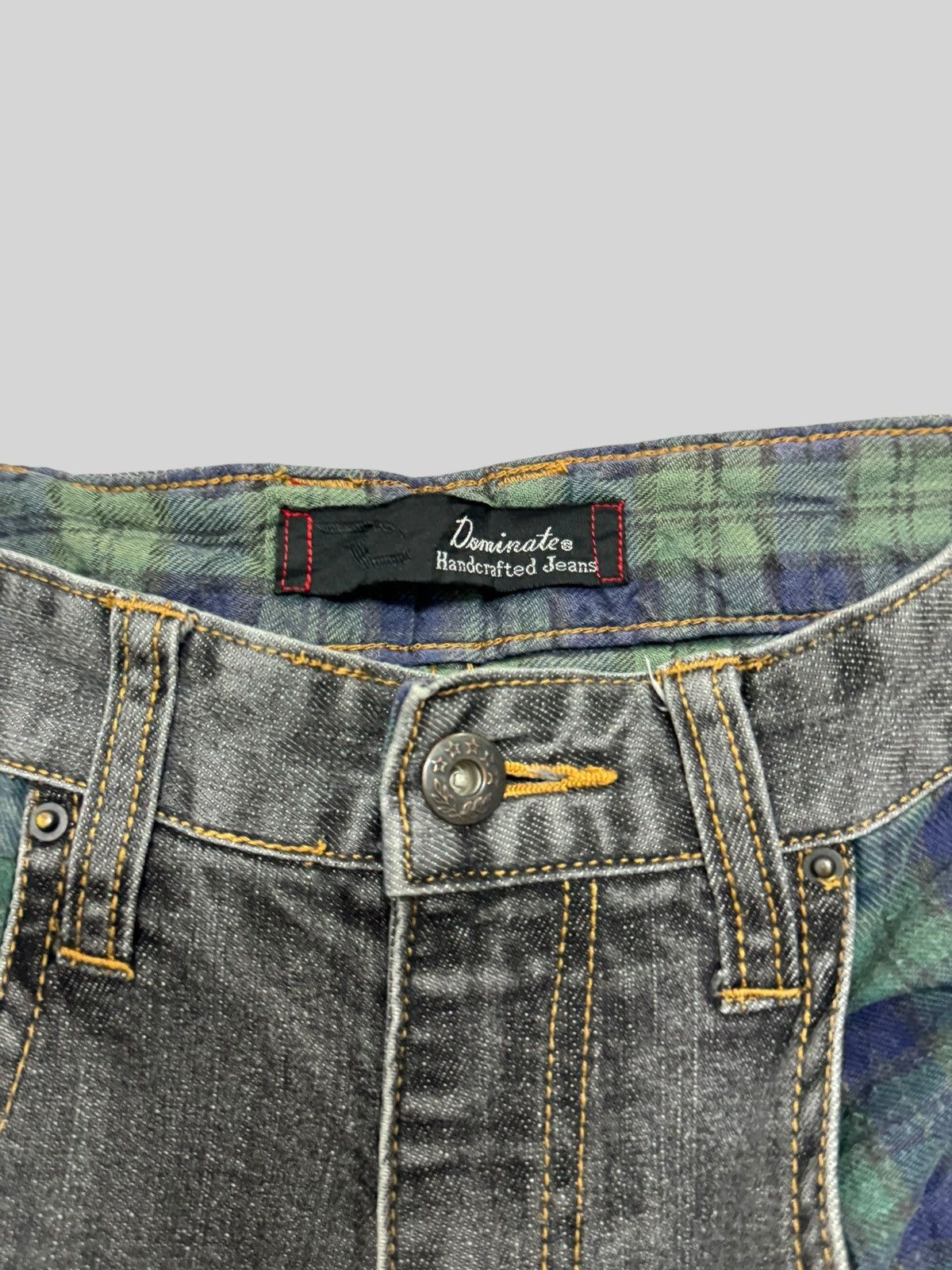 If Six Was Nine × Japanese Brand DOMINATE HANDCRAFTED ZIPPER J-CURVE JEANS Size US 29 - 9 Thumbnail