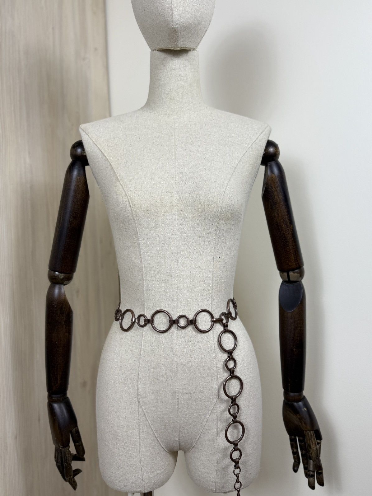 Other Vintage Bronze Chain Necklace Belt Convertible Statement Size ONE SIZE - 2 Thumbnail