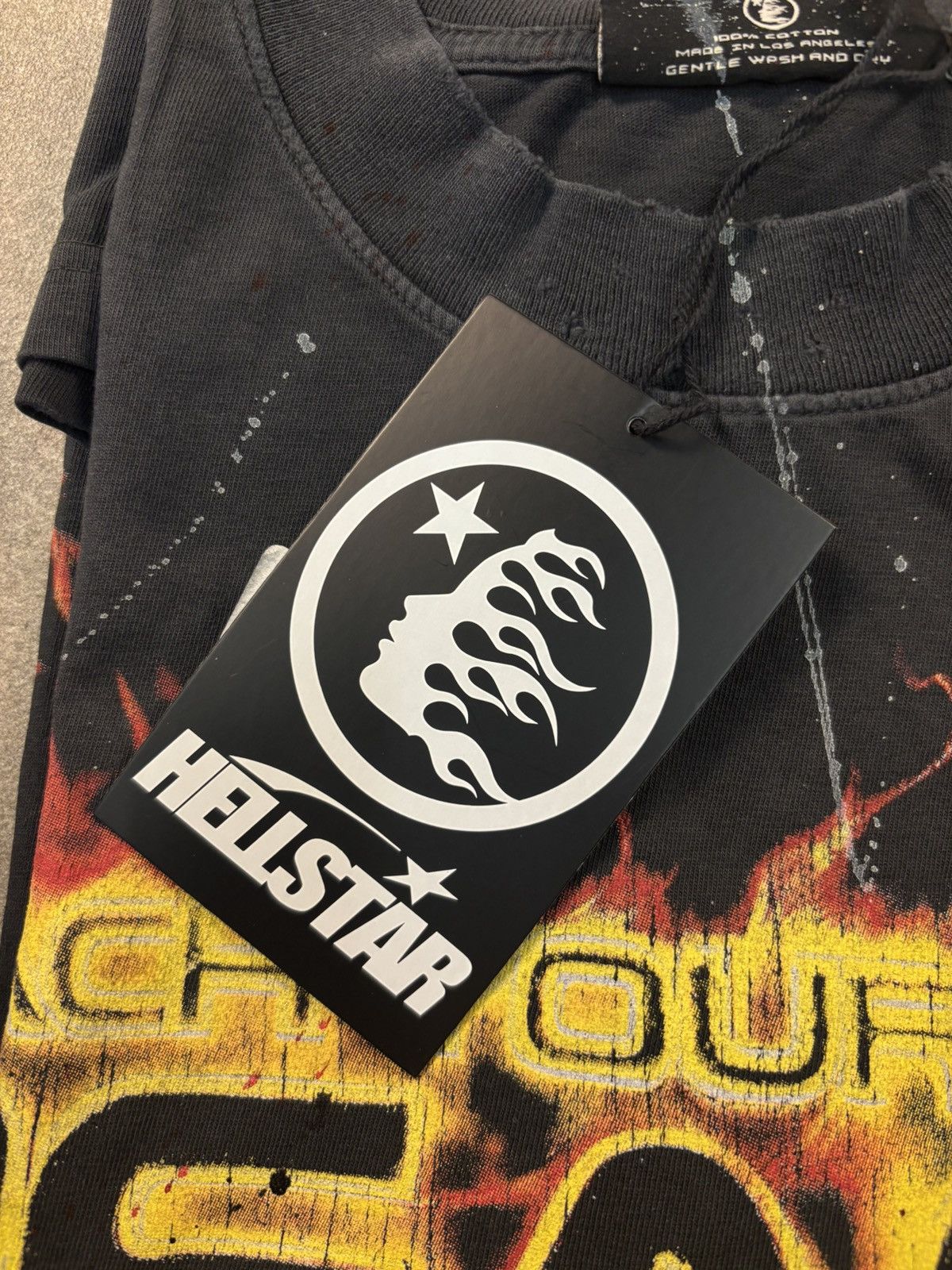 HELLSTAR Hellstar Inner Peace Skeleton T-Shirt, Black Size US S / EU 44-46 / 1 - 14 Thumbnail