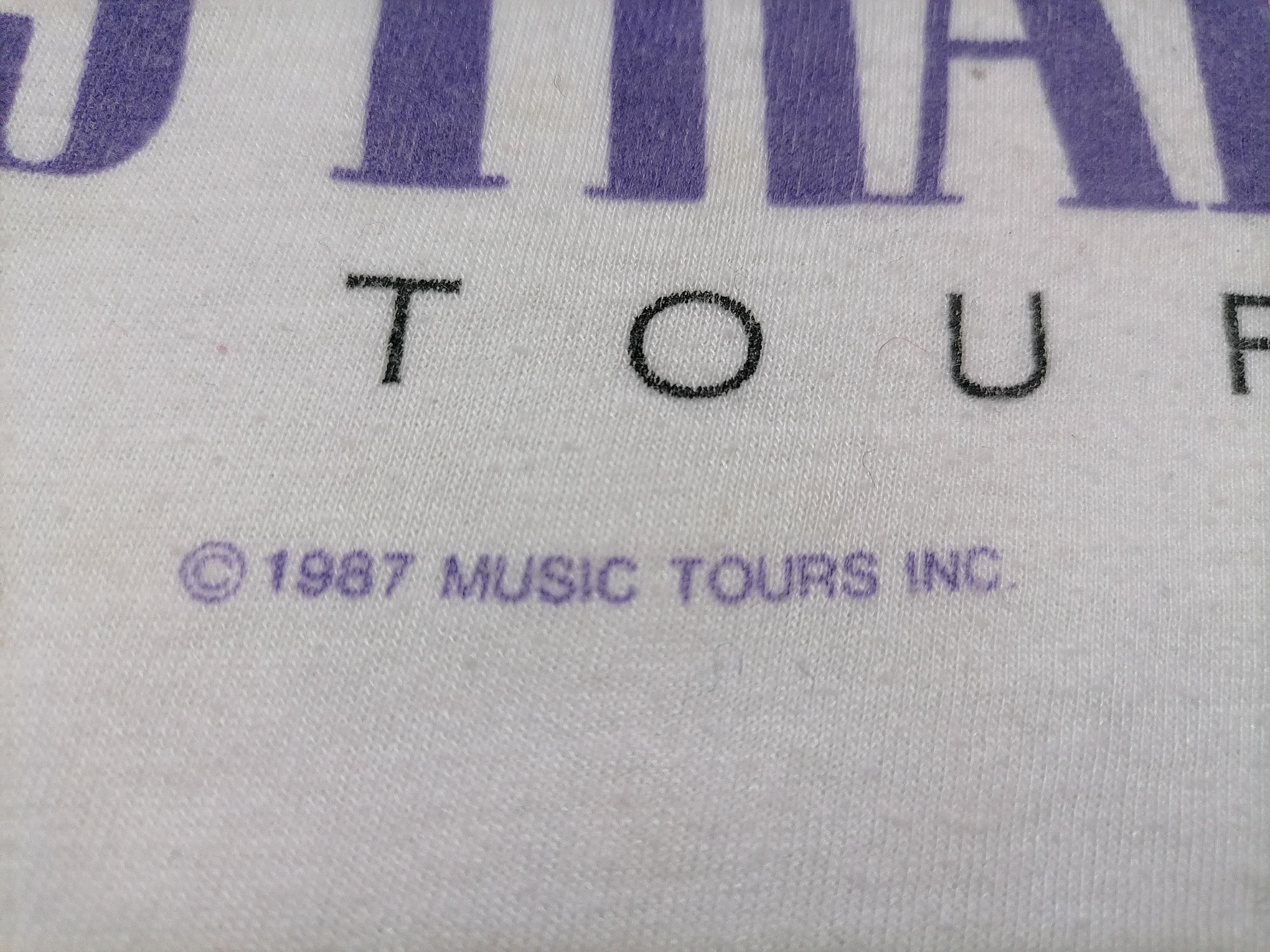 Band Tees Rare Vintage Tee MADONNA , Who's that Girl 1987 Size L / US 10 / IT 46 - 5 Thumbnail