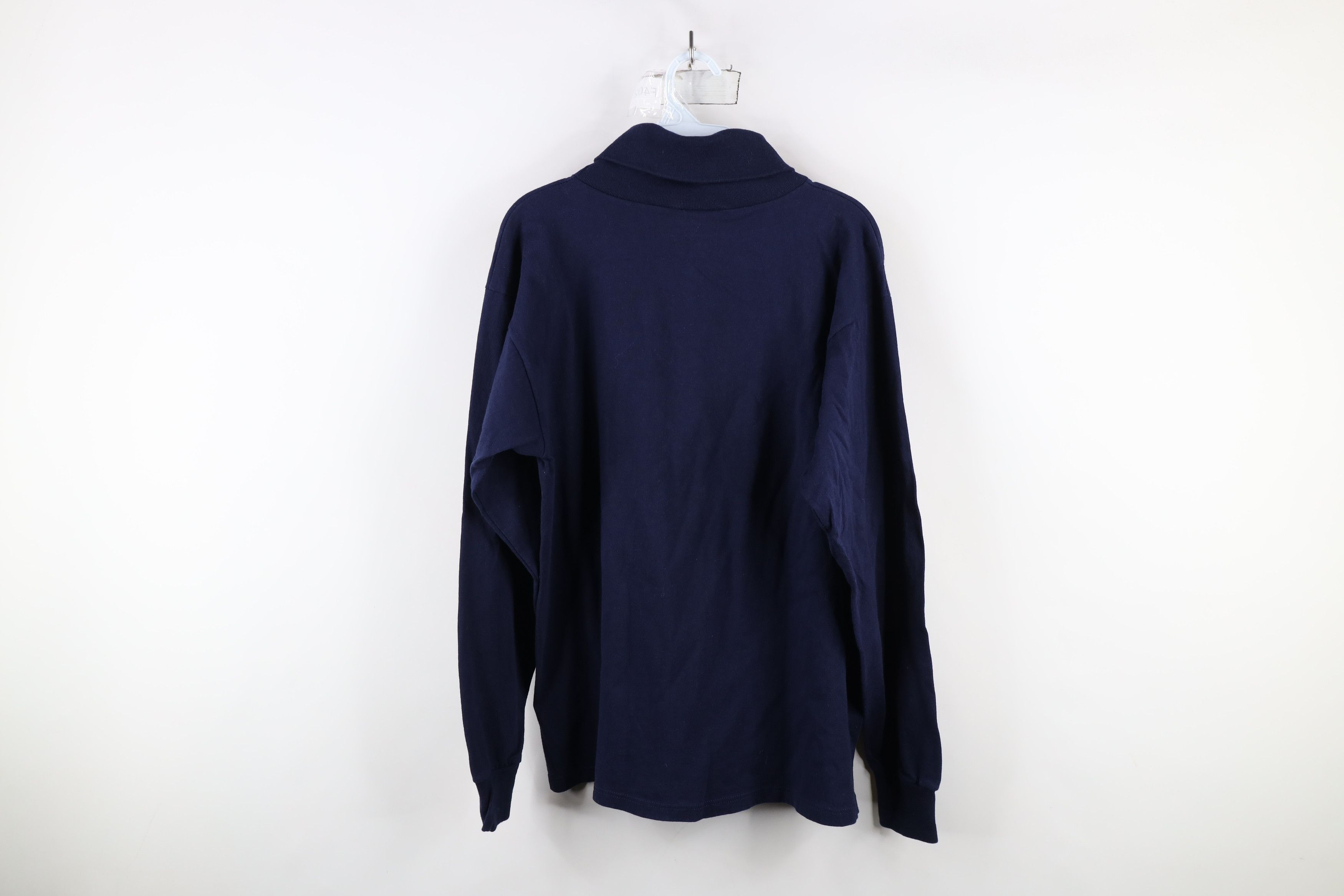 Vintage Vintage 90s Streetwear University Toledo Turtleneck T-Shirt Size US L / EU 52-54 / 3 - 11 Thumbnail