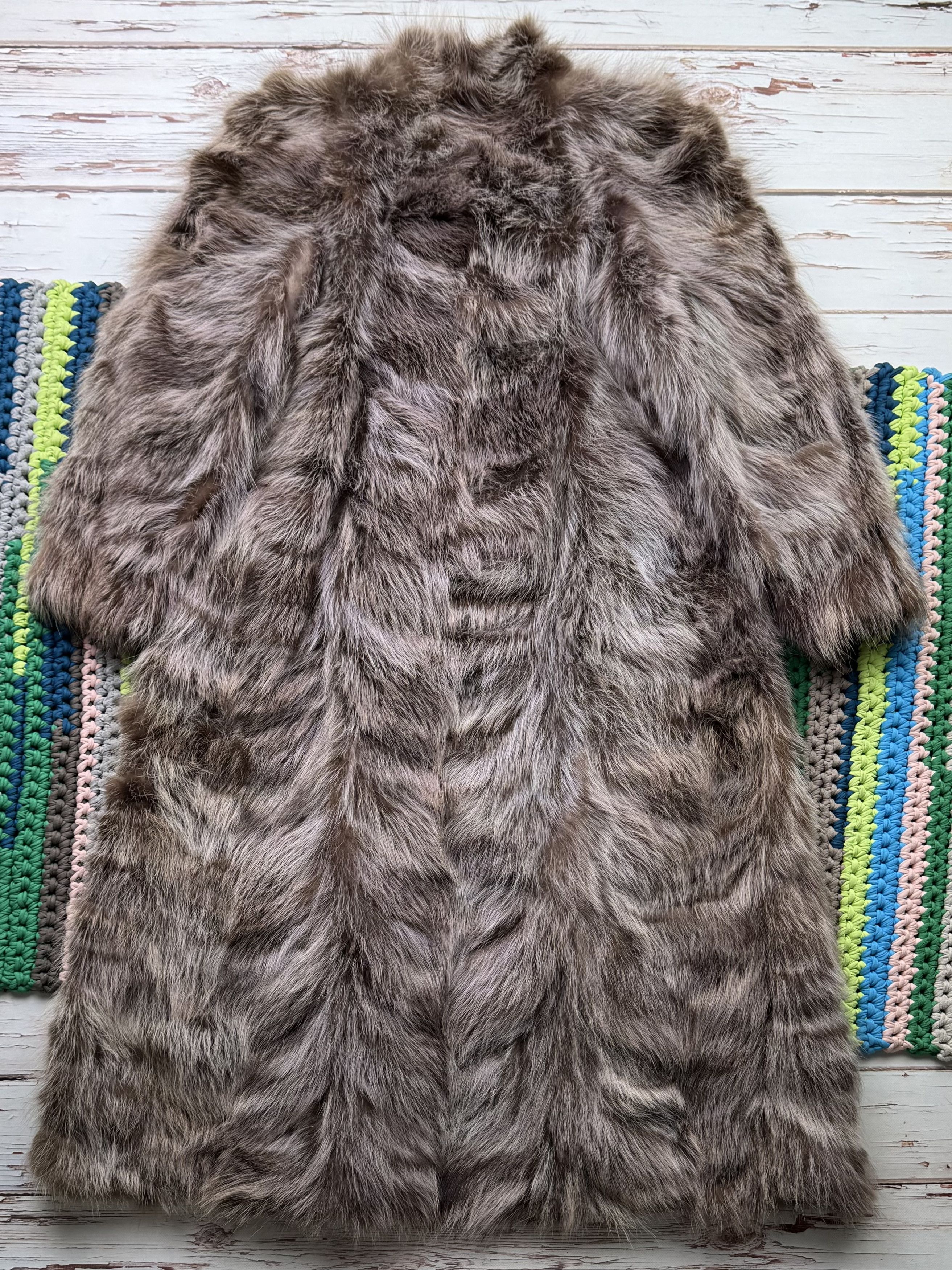 Japanese Brand Vintage Real Fur Coat (D15) Size US S / EU 44-46 / 1 - 15 Thumbnail