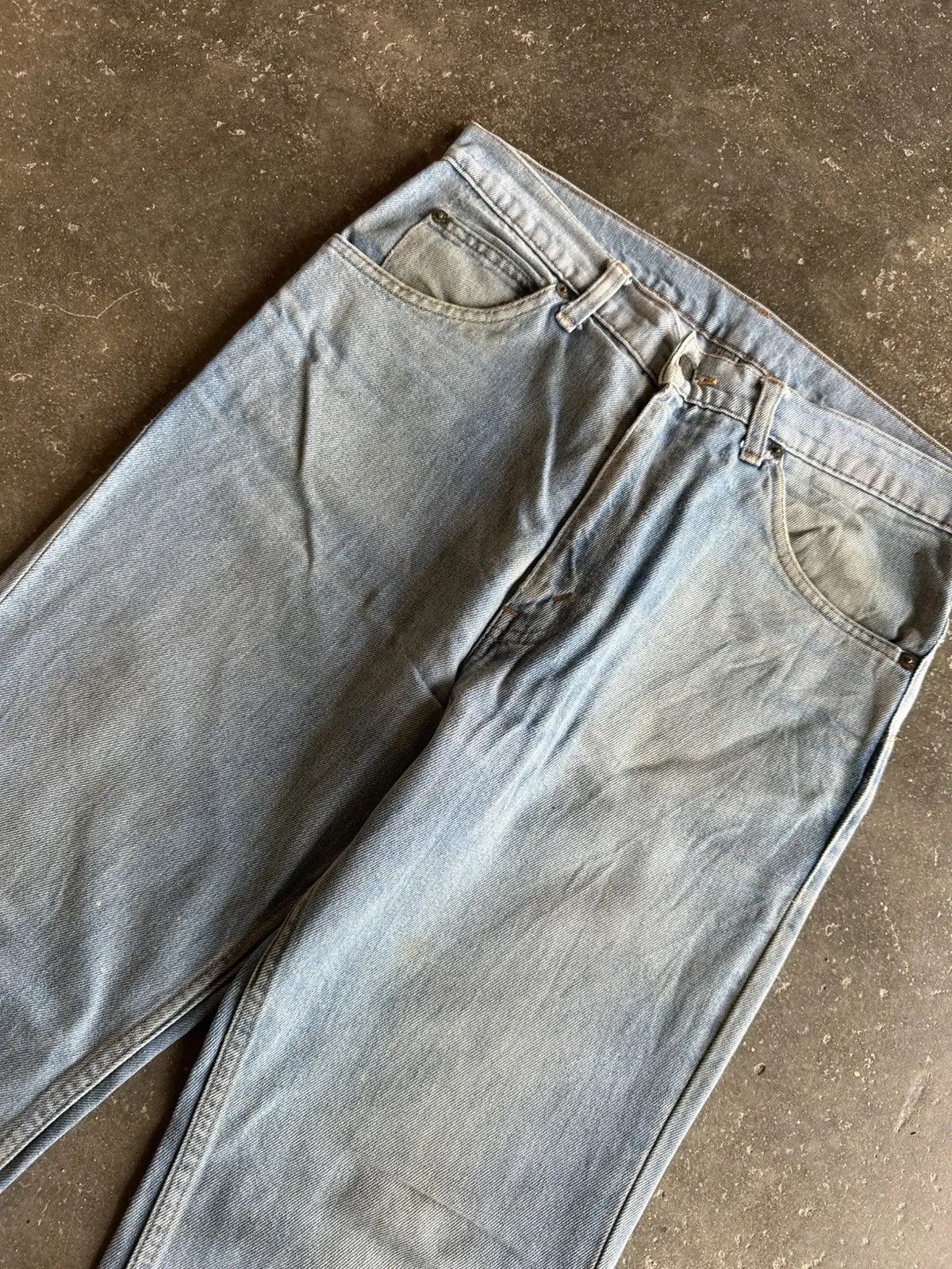 Levi's SEND OFFER🍁VINTAGE LEVI’S ORANGE TAB RUSTY DIRTY DENIM PANT Size US 30 / EU 46 - 2 Thumbnail