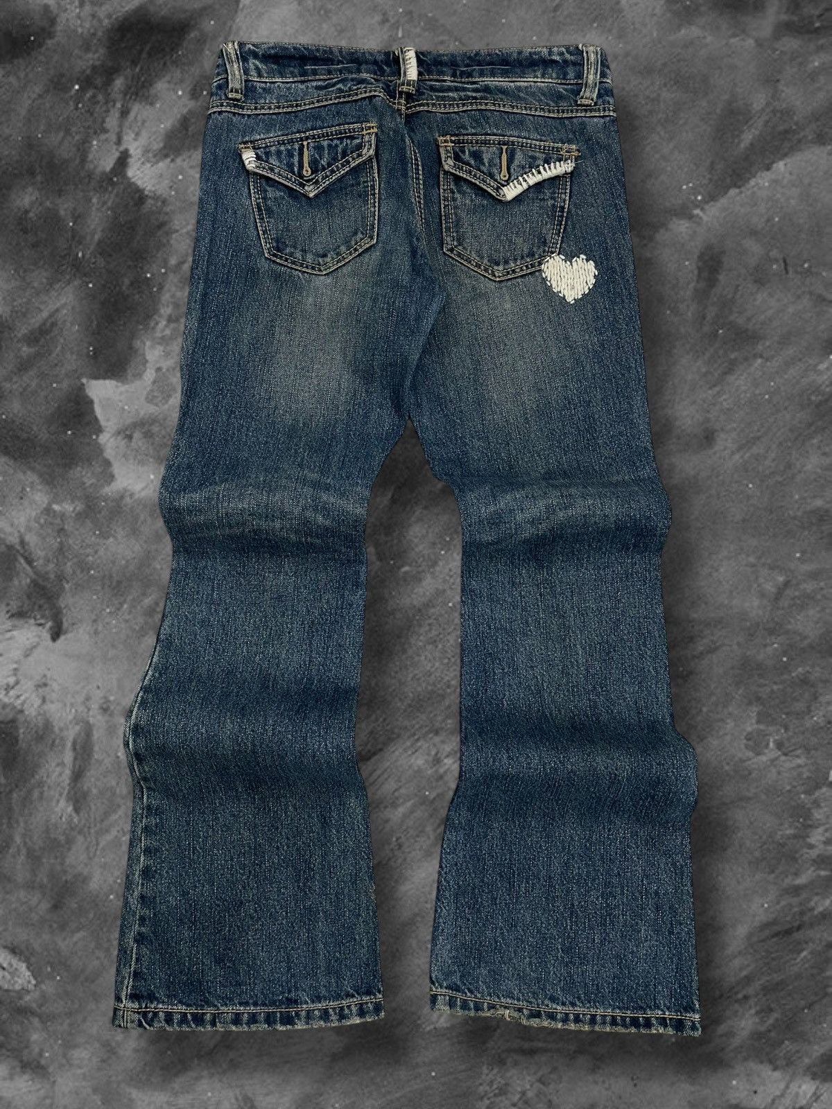 semanticdesign Vintage Rare 90s Japan Designer Semantic Design Flared Denim Size US 30 / EU 46 - 9 Thumbnail