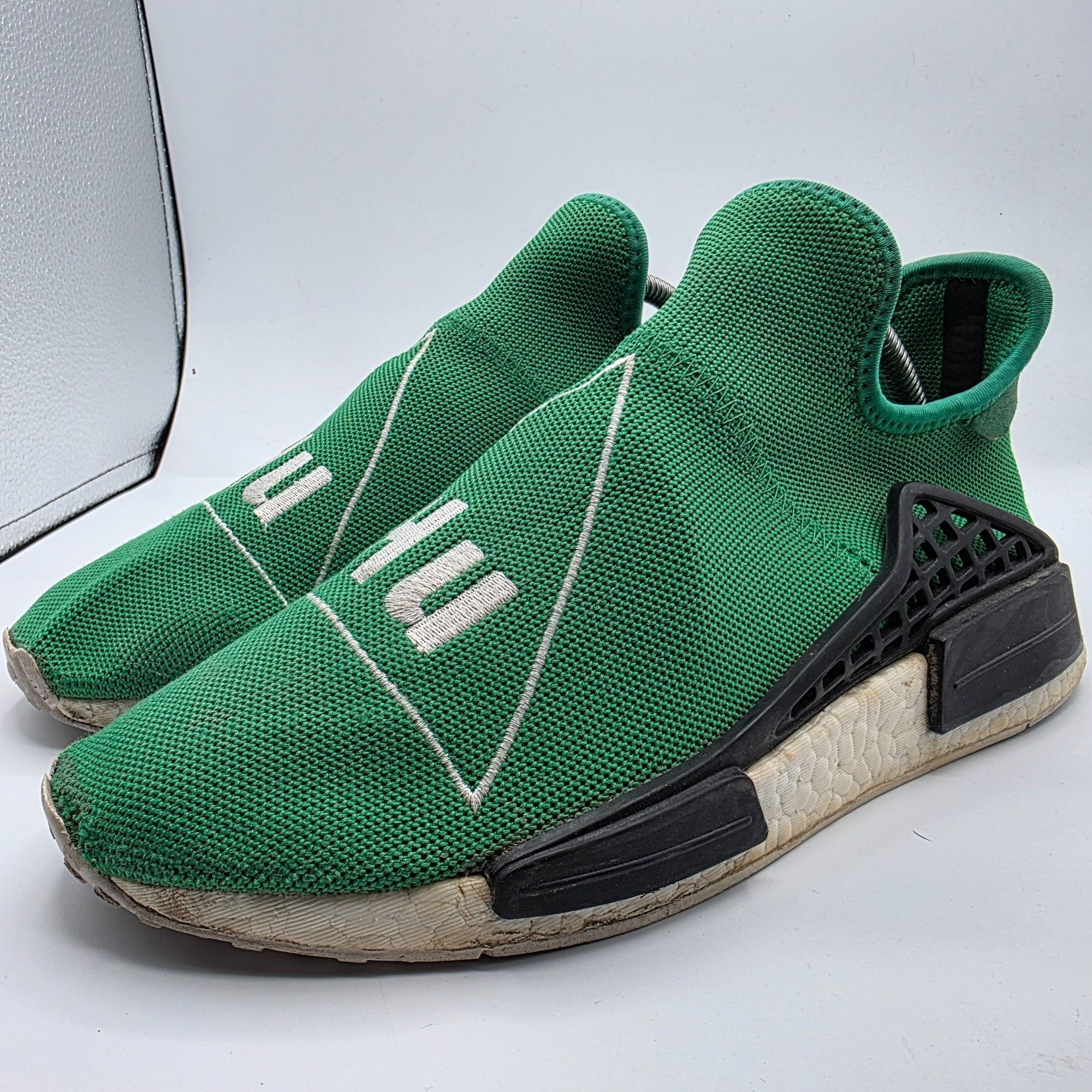 Adidas × Pharrell Adidas Pharrell x NMD Human Race Green Mens Size 9 Sneaker S Size US 9 / EU 42 - 4 Thumbnail