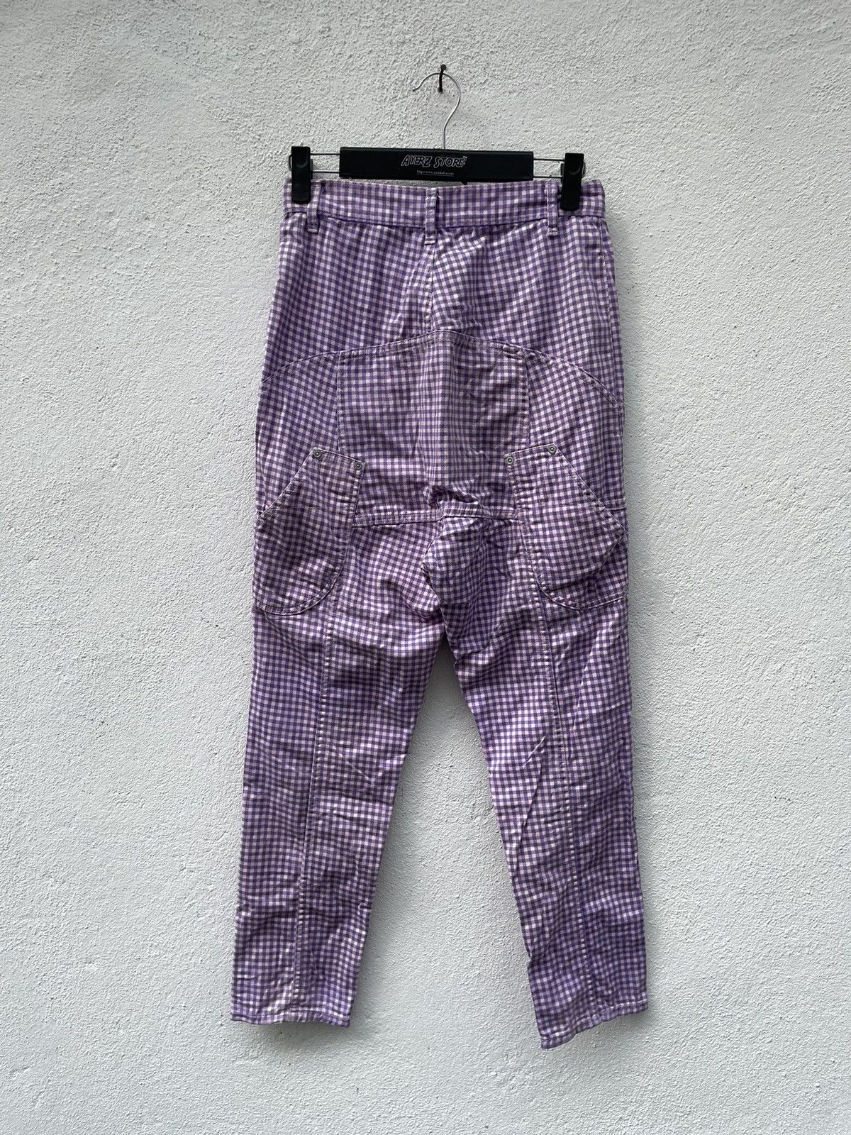 Issey Miyake × mercibeaucoup Mercibeaucoup Drop Crotch Checked Pants Size 26" / US 2 / IT 38 - 5 Thumbnail