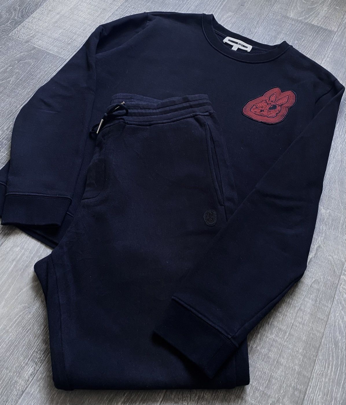 McQ Alexander McQueen Alexander McQueen Red Rabit Scull Embroidery Logo Sweatshirt Size US S / EU 44-46 / 1 - 20 Thumbnail