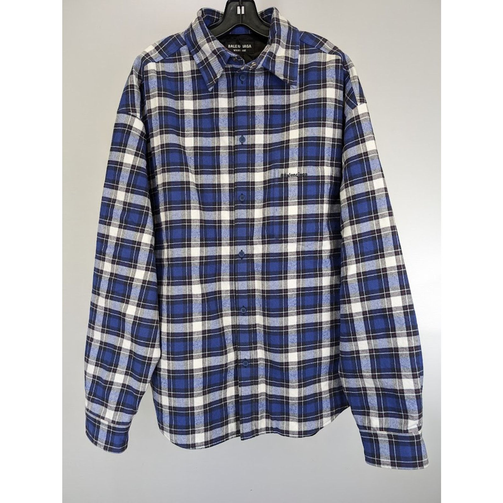 Balenciaga o1rshd1 Dress Shirt in Multicolor Size US S / EU 44-46 / 1 - 3 Thumbnail