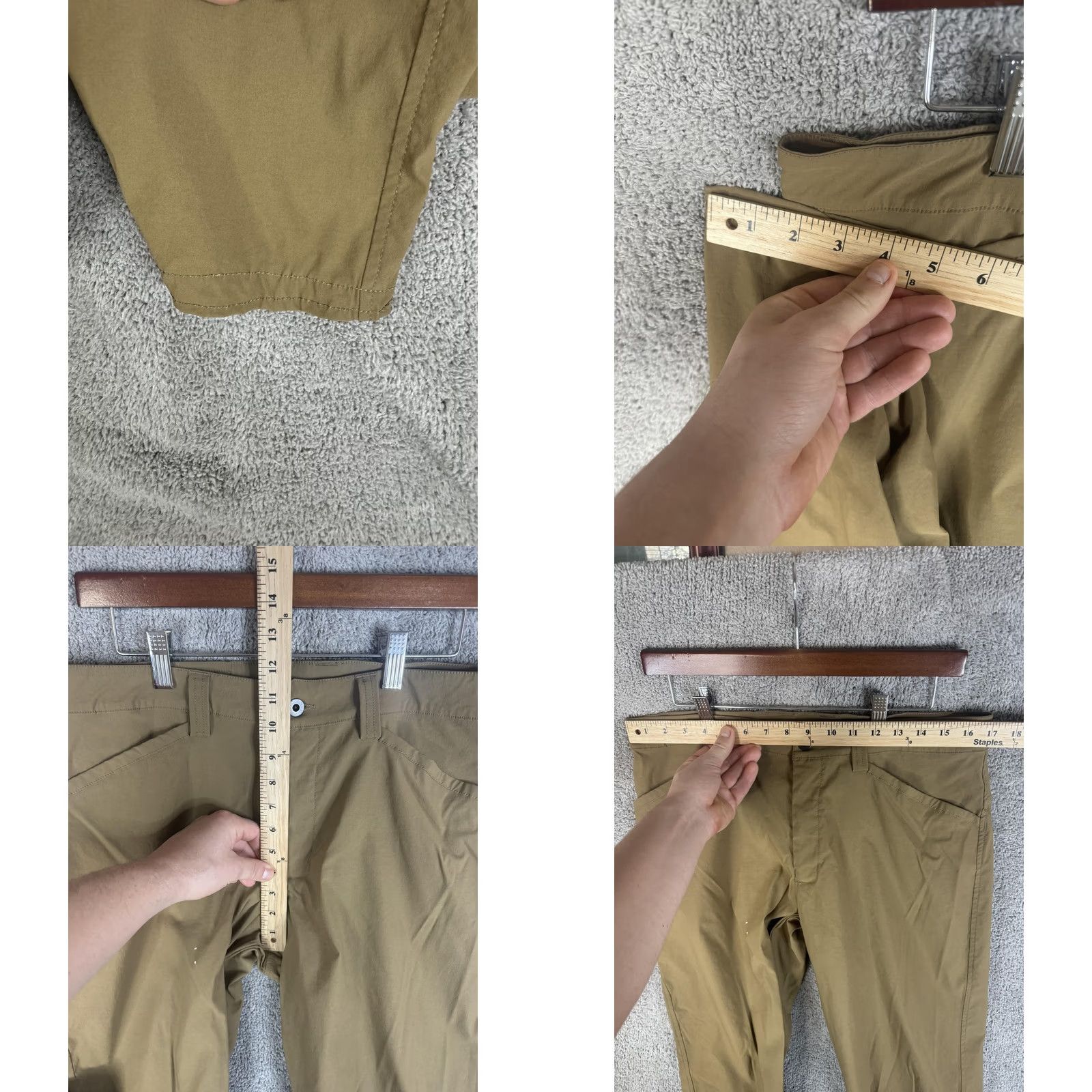 GORUCK GORUCK Pants Mens 34x36 Brown Nylon Spandex Tough Dry Hiking USA Made Outdoor Straight Leg Pocket Zip Fly Casual Activewear Size US 34 / EU 50 - 8 Thumbnail