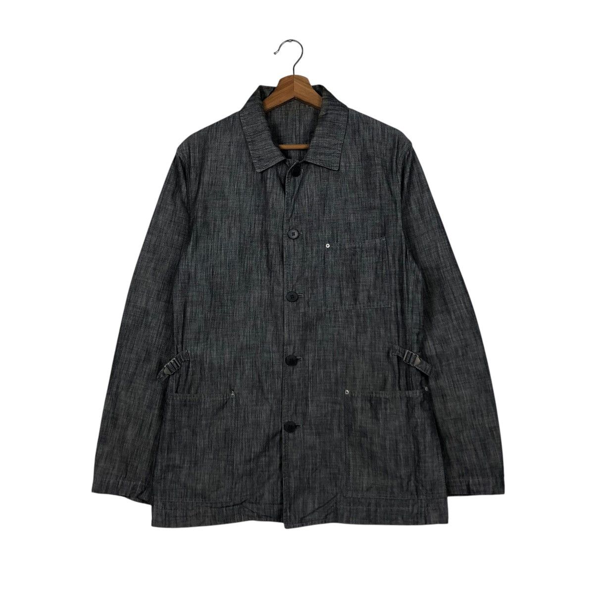 Tete Homme 📌Vintage Chore Worker Jacket Tete Homme Rich Grey Size US L / EU 52-54 / 3 - 2 Thumbnail