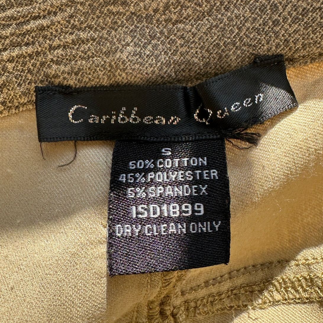 Other Caribbean Queen Yellow Snakeprint Front Zip Button Jegging S Size 28" / US 6 / IT 42 - 8 Thumbnail