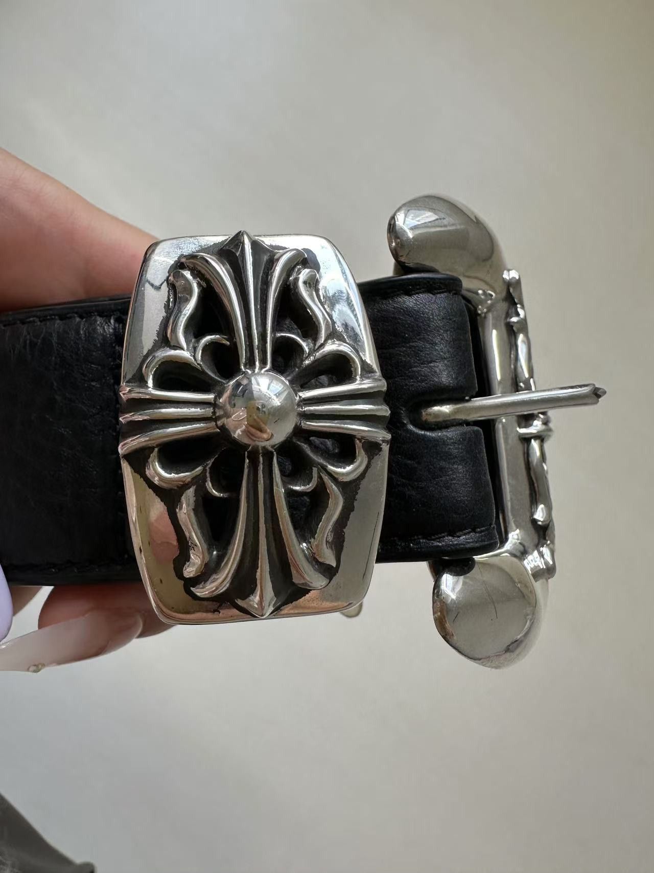 Chrome Hearts Chrome Hearts Silver Vine Floral Three-Piece Belt Size 40 - 5 Thumbnail