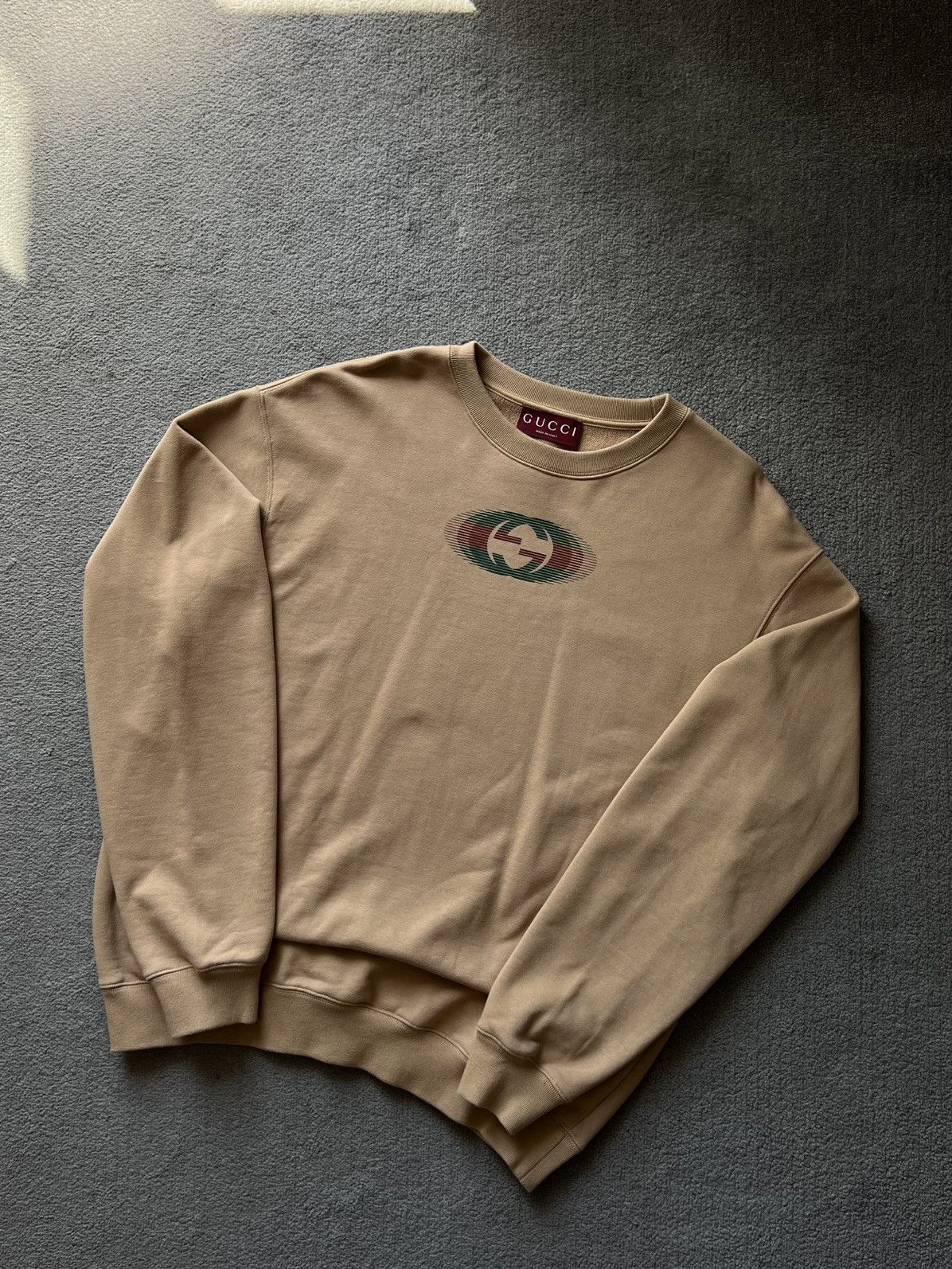 Gucci Sweatshirt Gucci Back Logo Crew Neck New Collection Size US M / EU 48-50 / 2 - 1 Thumbnail