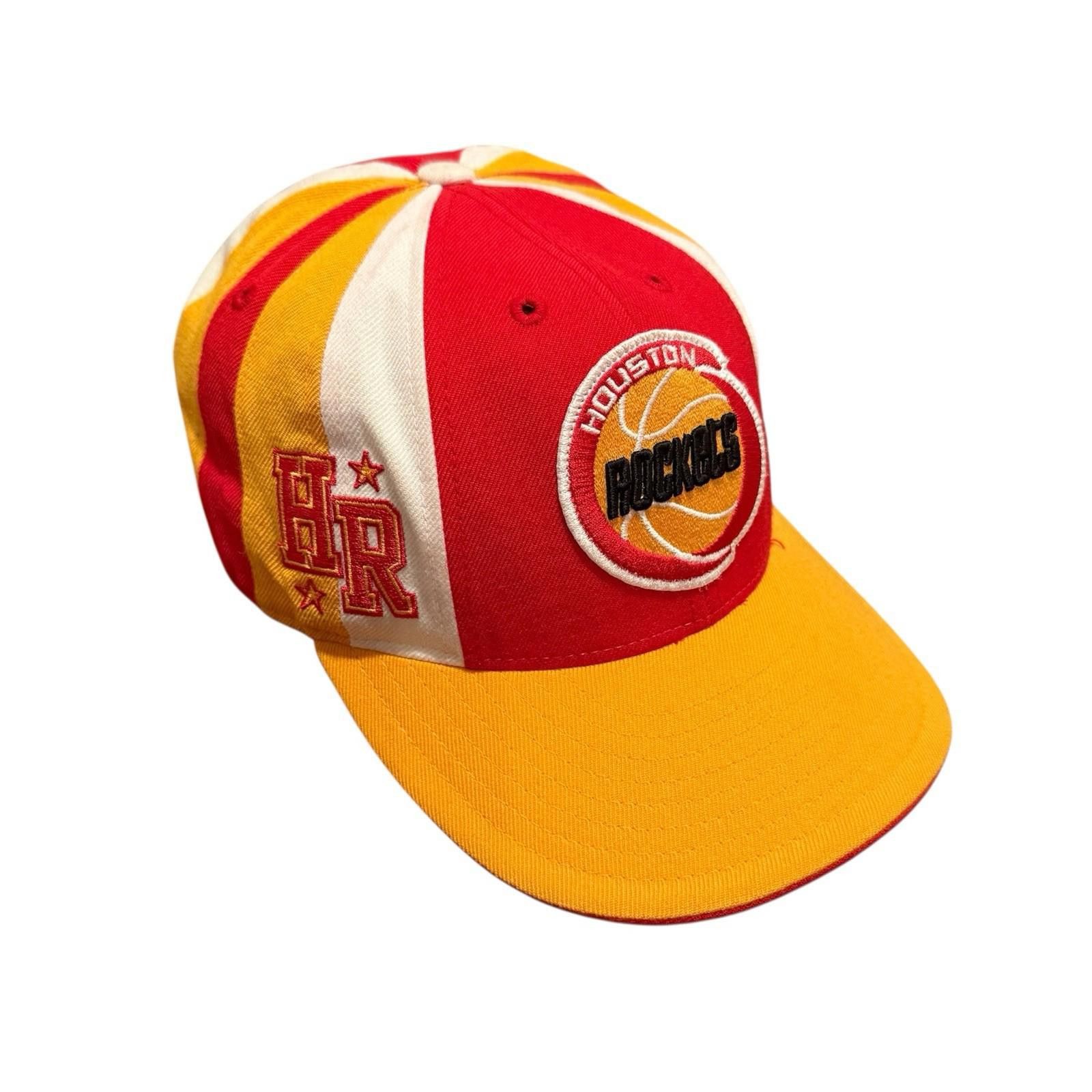 Mitchell & Ness Mitchell & Ness Houston Rockets Retro Stripe Snapback Hat Size ONE SIZE - 1 Thumbnail