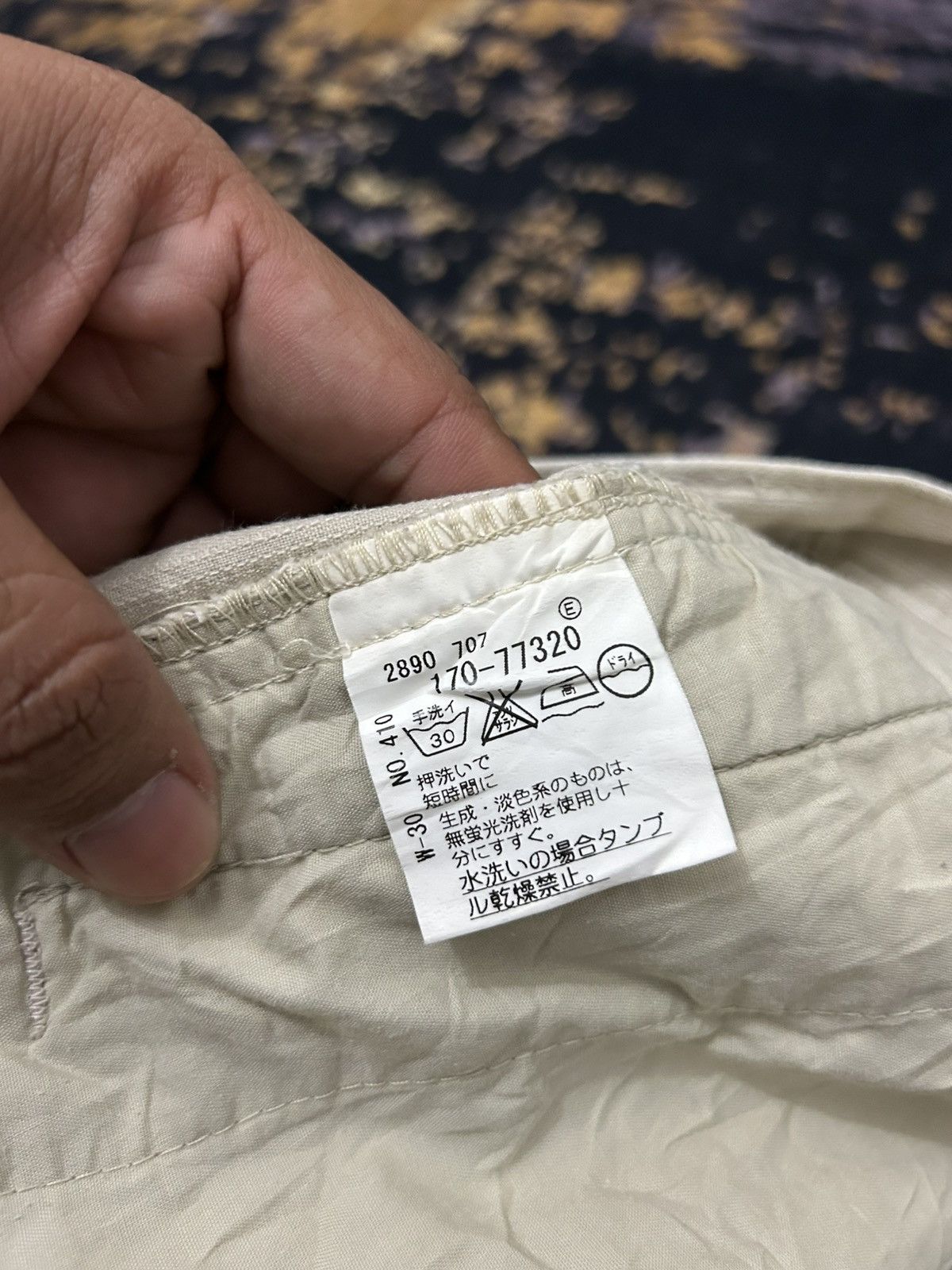 Takeo Kikuchi Vintage Takeo Kikuchi Herringbone Cargo Pants Size US 30 / EU 46 - 12 Thumbnail