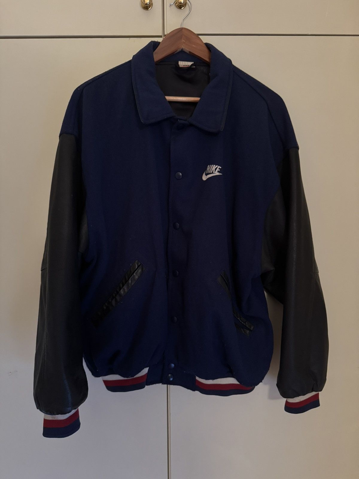 Nike Vintage Nike Varsity Jacket Size US M / EU 48-50 / 2 - 1 Thumbnail