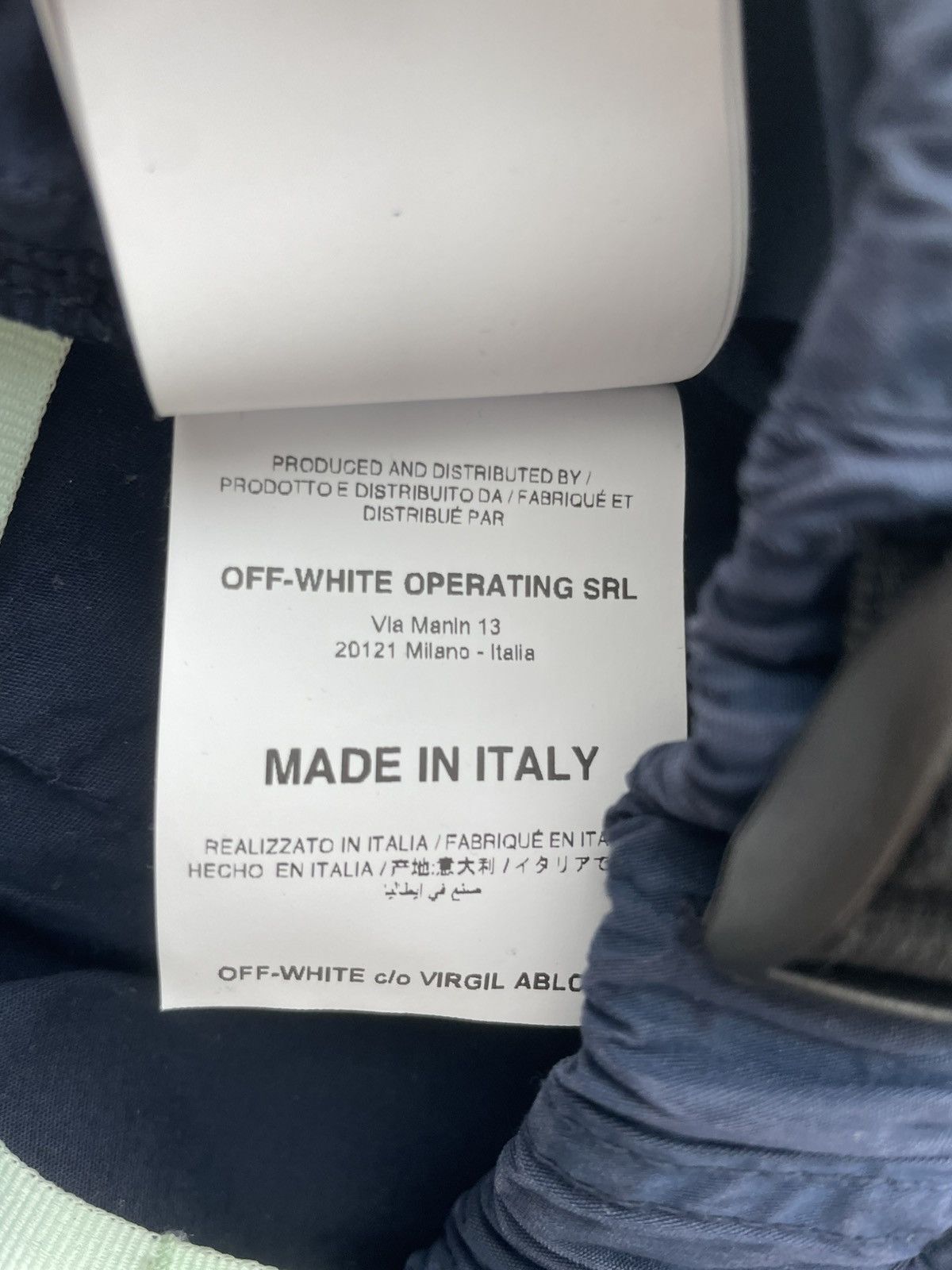 Off-White Off-White “CARGO PANT” Navy FW18 Size US 31 - 7 Thumbnail