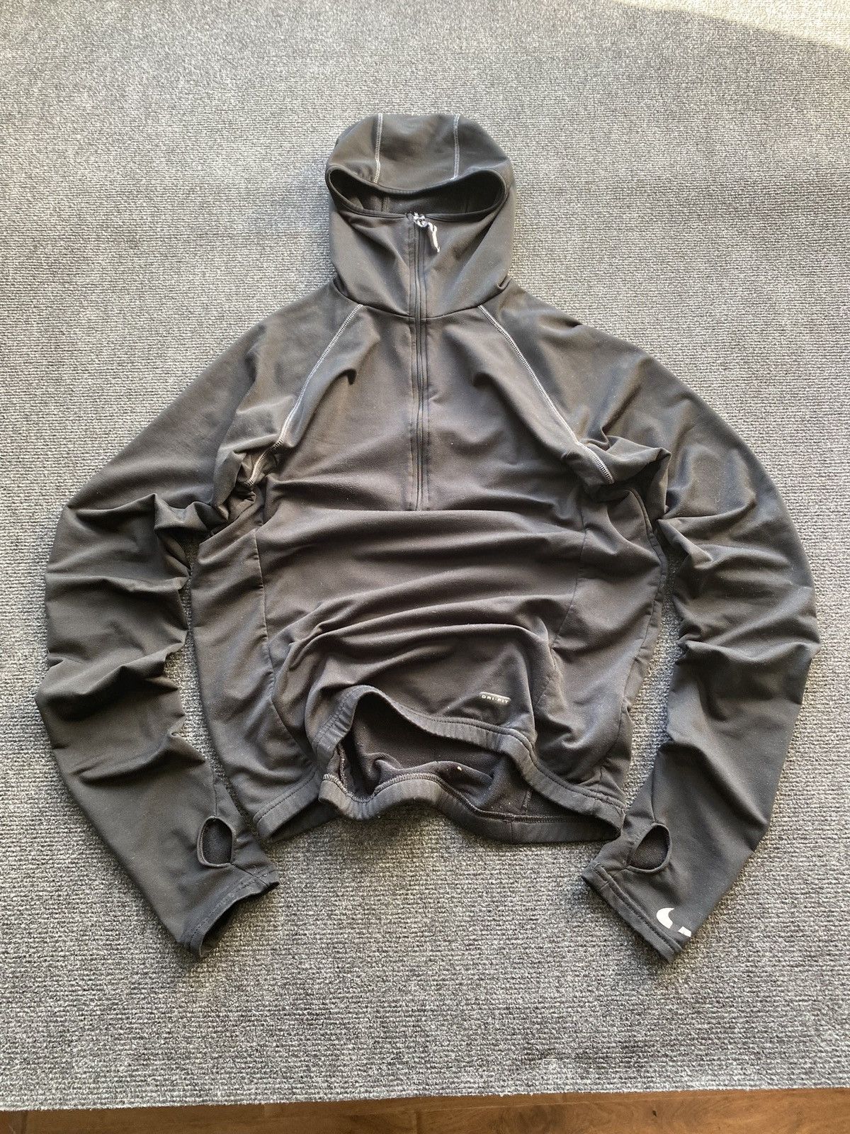 Nike 🔥Nike Vntg Ninja Track Sport Hoodie Rare mens L y2k punk Size US L / EU 52-54 / 3 - 21 Thumbnail