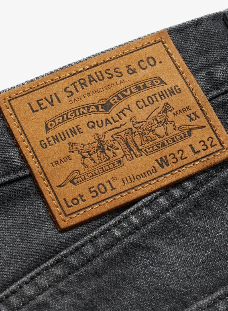 JJJJound × Levi's 501 ‘93 Jean - Dark Grey Stonewash Size US 36 / EU 52 - 2 Thumbnail