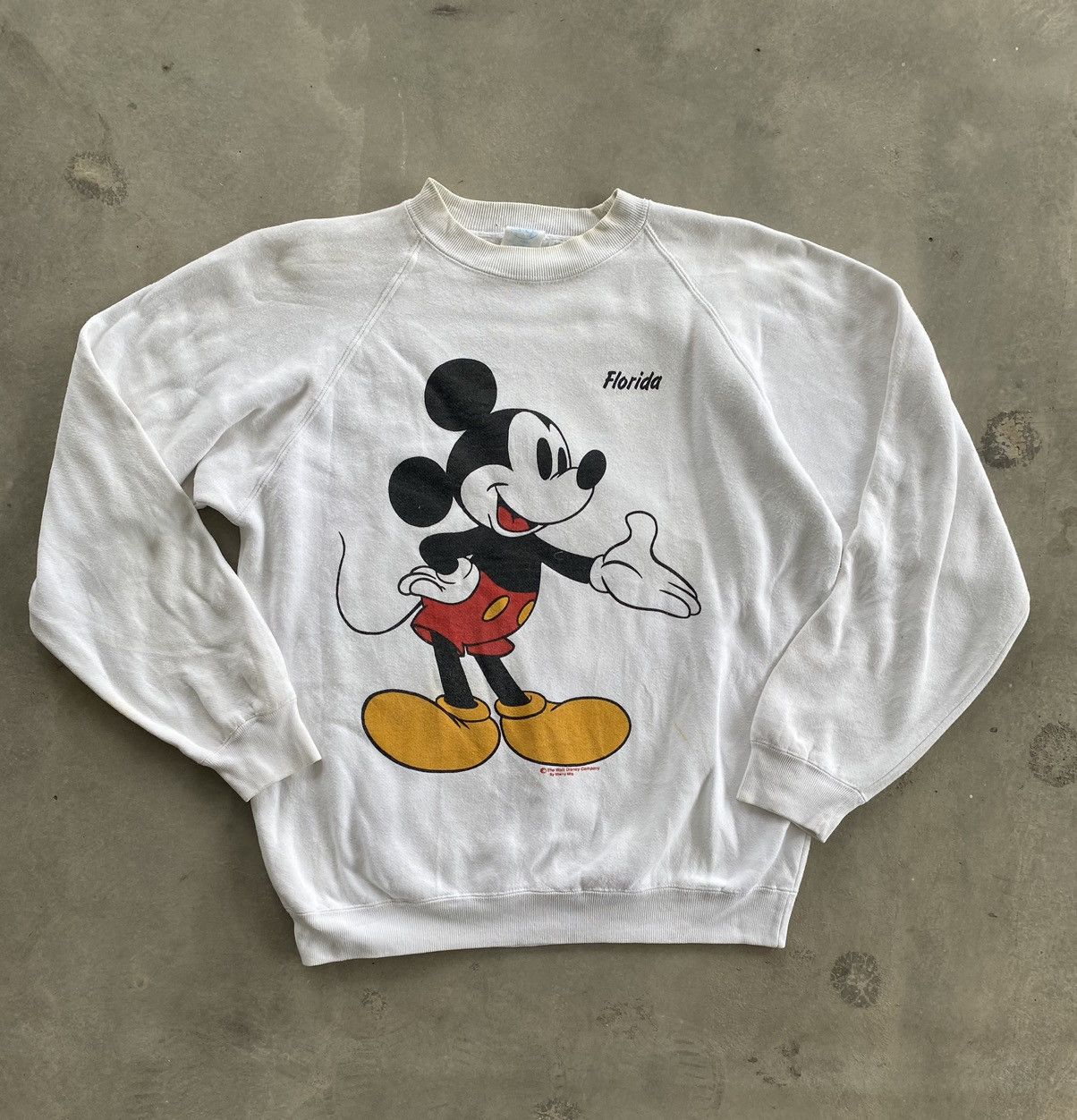 Mickey Mouse × Vintage VINTAGE 90S MICKEY MOUSE FLORIDA SWEATSHIRT Size US L / EU 52-54 / 3 - 1 Thumbnail