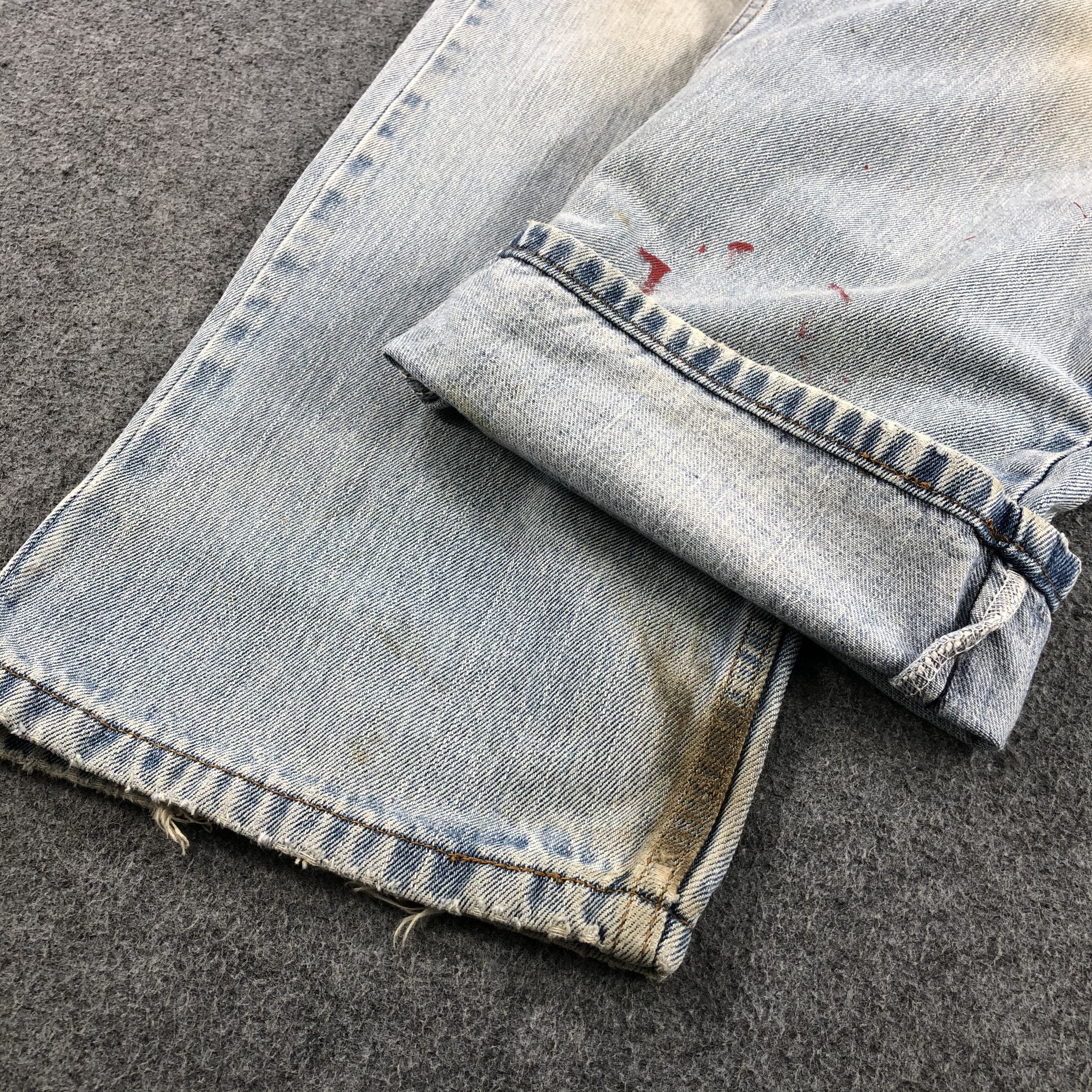 Levi's × Vintage Vintage Light Wash Levis 505 Jeans-J1534 Size US 36 / EU 52 - 7 Thumbnail