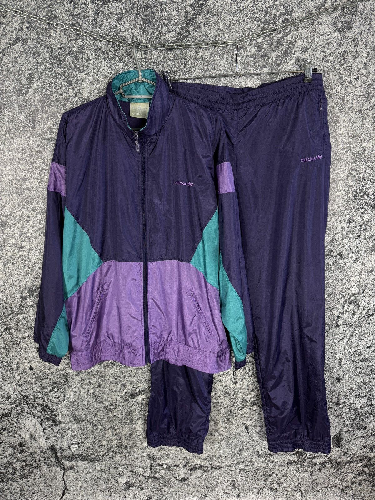 Adidas Men’s Adidas Vintage Nylon Tracksuit Sportswear Size XL Size US XL / EU 56 / 4 - 1 Thumbnail