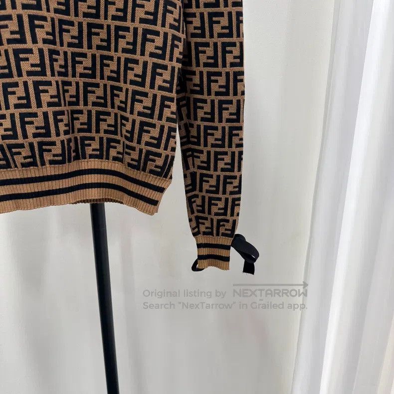 Fendi Fendi All-over Printed Knit Sweater Size XS / US 0-2 / IT 36-38 - 6 Thumbnail