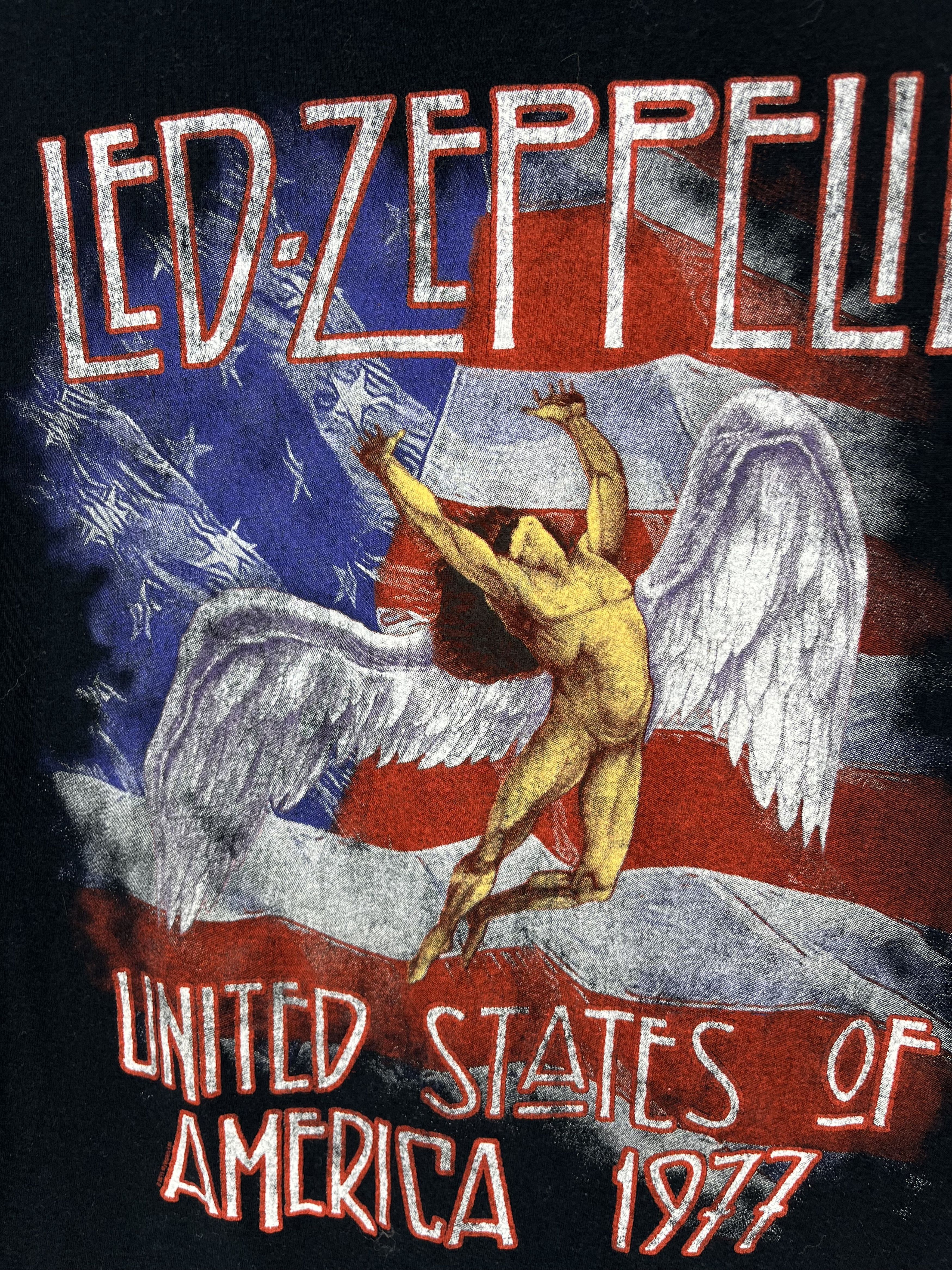 Band Tees Vintage Y2K United States Led Zeppelin Womens Tee Size M / US 6-8 / IT 42-44 - 7 Thumbnail