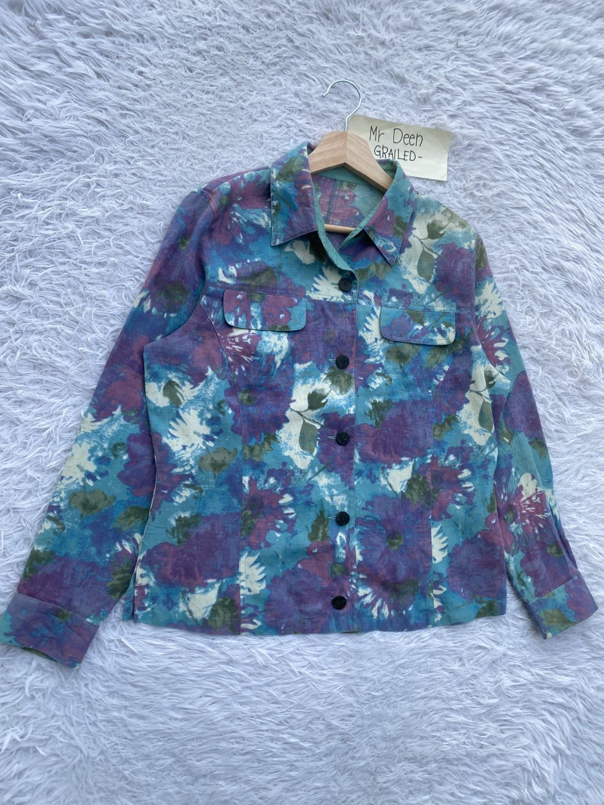 Longchamp Rare Longchamp Tie Dye Shirt Size M / US 6-8 / IT 42-44 - 2 Thumbnail