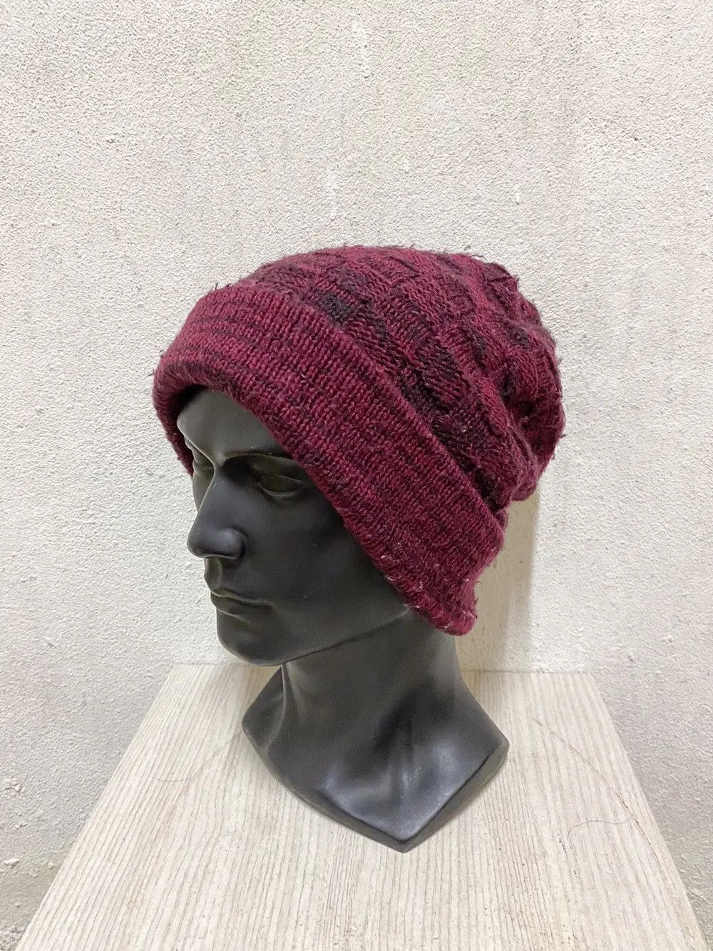Japanese Brand Japanese Brand Knit Beanie Hat Size ONE SIZE - 3 Thumbnail