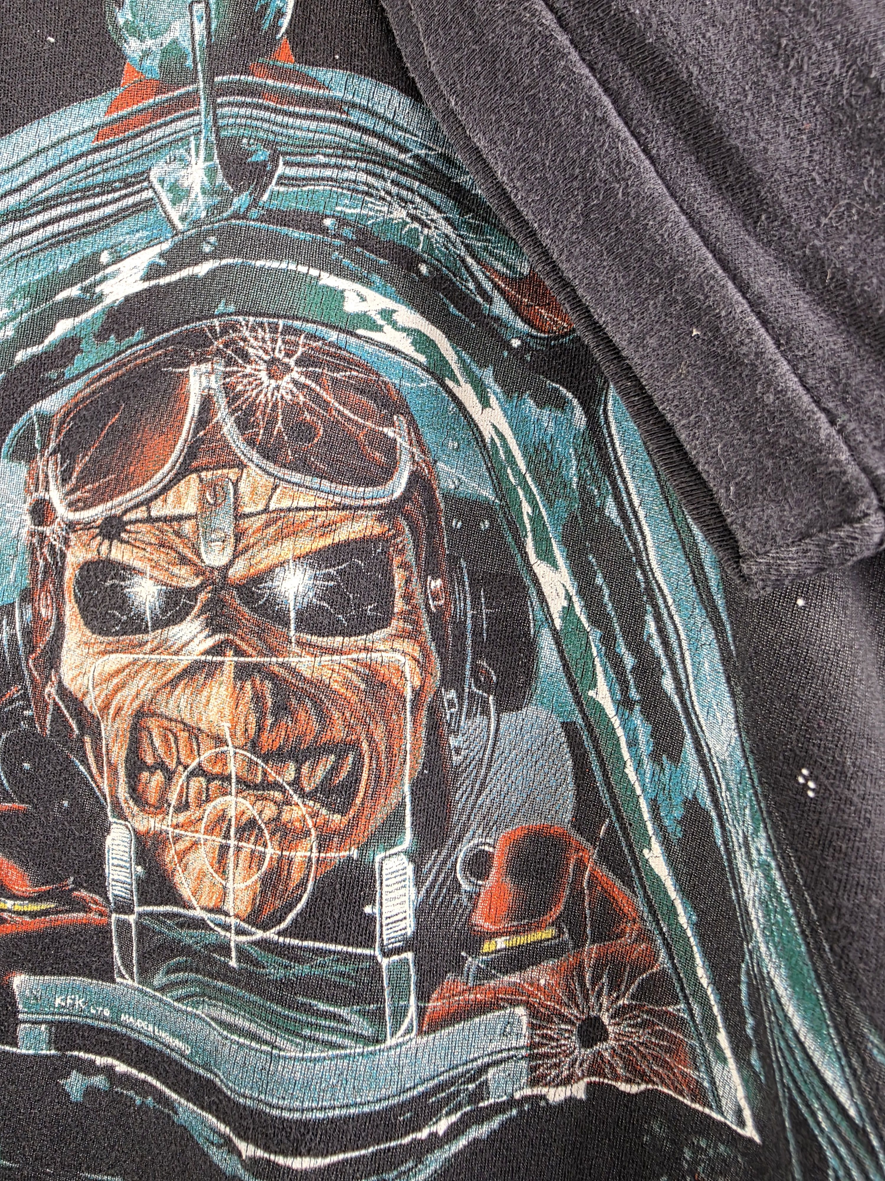 Iron Maiden 80s Vintage Iron Maiden Aces High 90s XL 23" 28" Size US XL / EU 56 / 4 - 4 Thumbnail