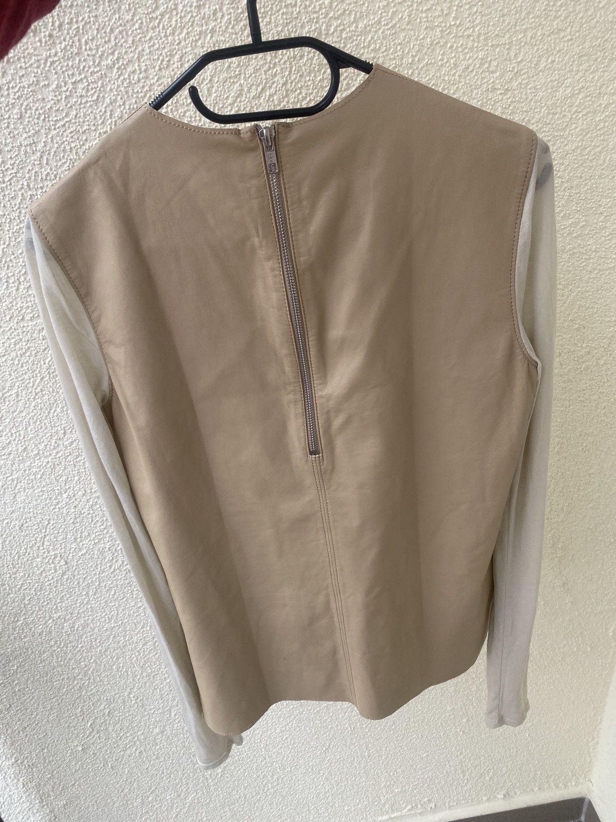 Helmut Lang Ultra rare helmut lang Luxury lamb leather blouses Size S / US 4 / IT 40 - 5 Thumbnail